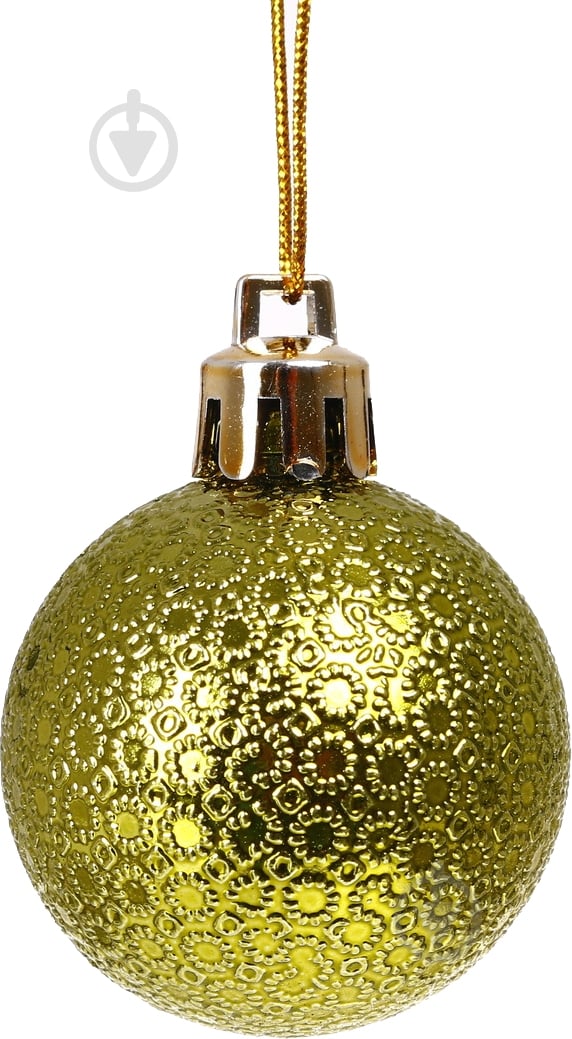 Набір ялинкових куль ажурний колір в асортименті d 40 мм 20 шт./уп. - фото 3 Набір ялинкових куль ажурний колір в асортименті d 40 мм 20 шт./уп. - фото 3