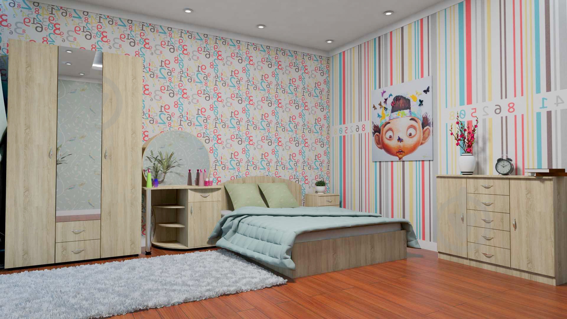 Трюмо Компанит 3 орех - фото 2