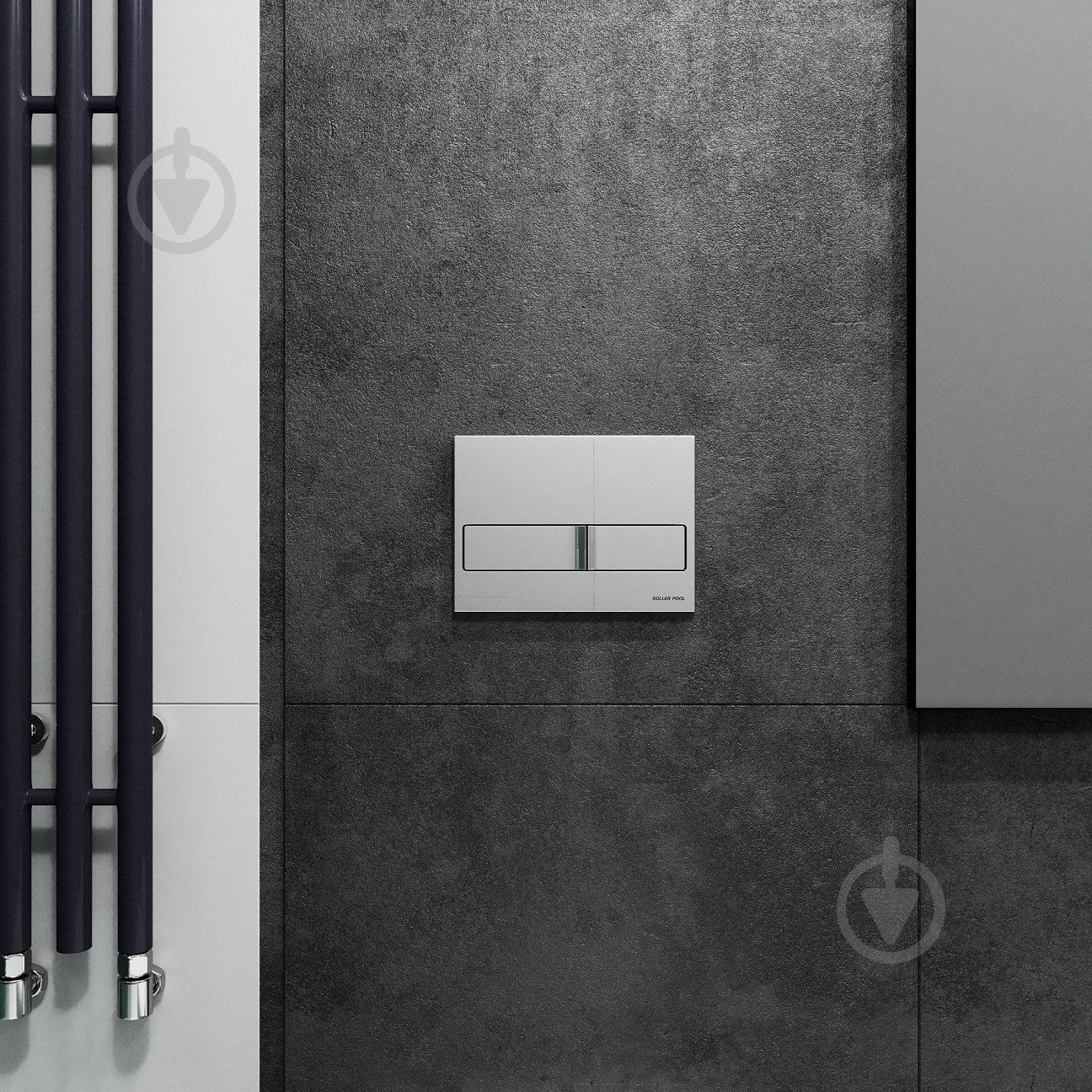 Панель смыва Koller Pool Neon, хром глянец - фото 2 Панель смыва Koller Pool Neon, хром глянец - фото 2