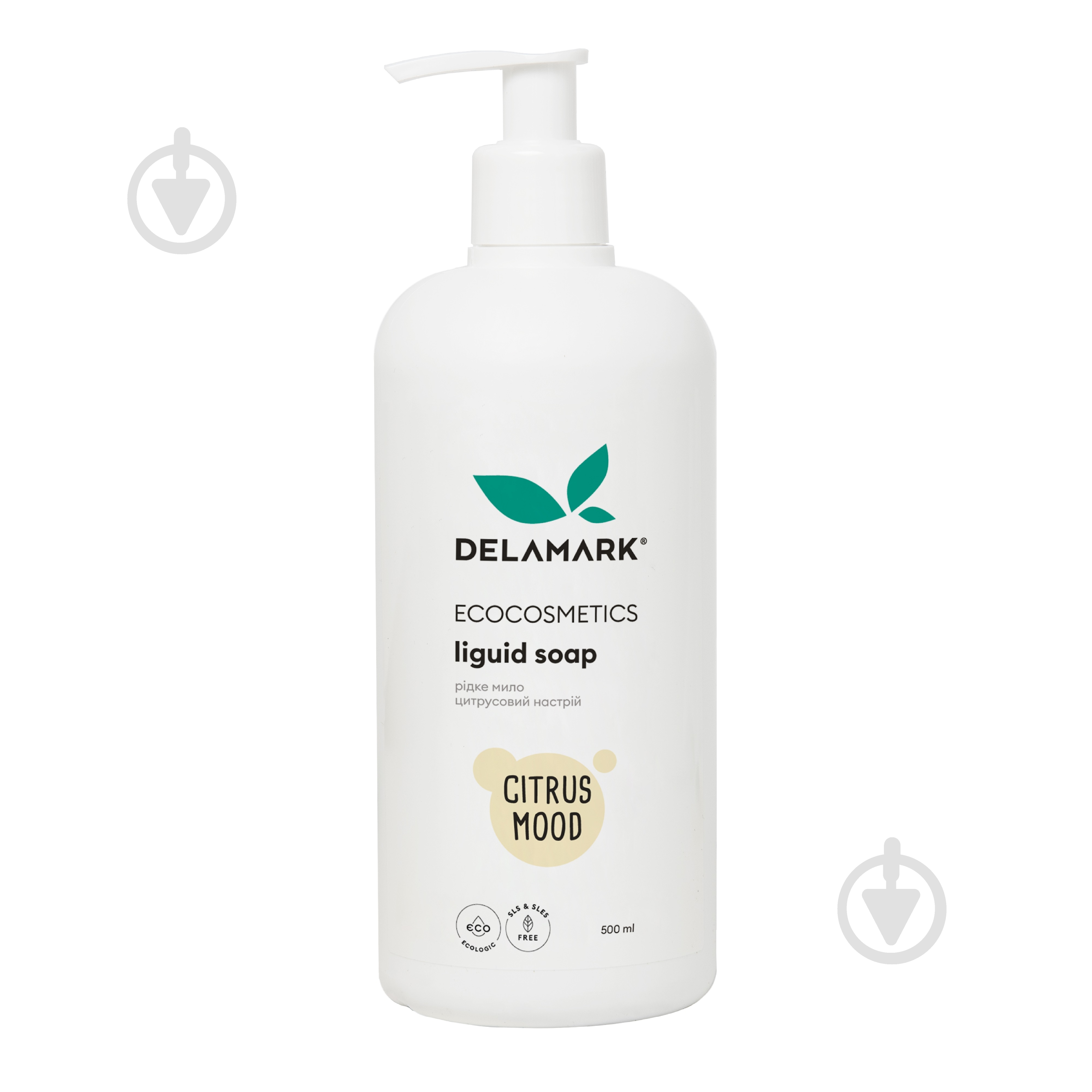 Мило рідке DeLaMark Цитрусовий настрій 500 мл - фото 1