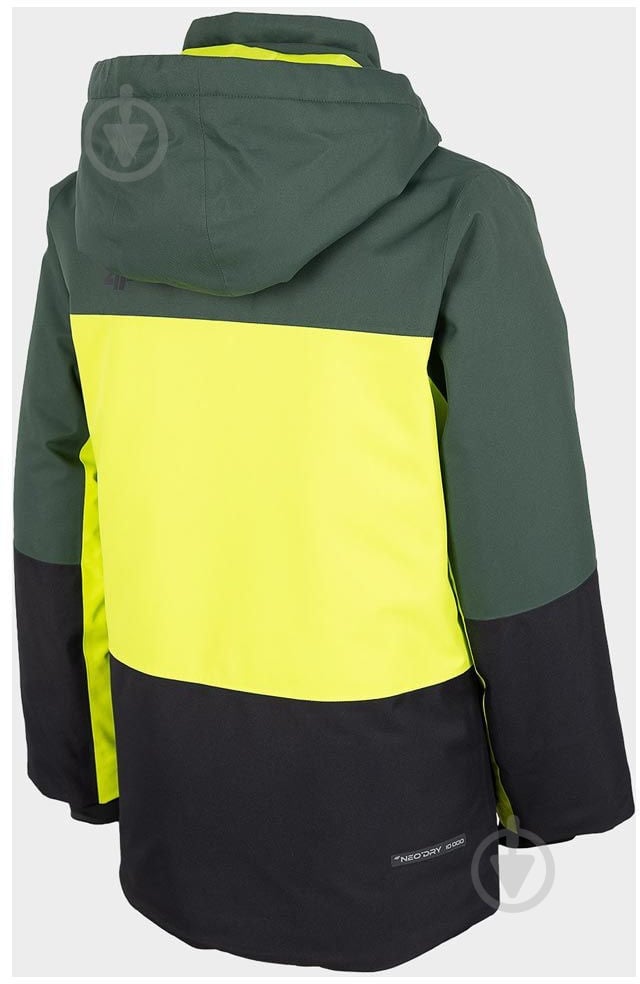 Куртка для мальчиков демисезонная 4F SKI JACKET JKUMN004 HJZ22-JKUMN004-90S разноцветная - фото 3