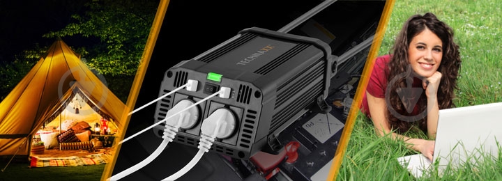 Инвертор автомобильный TECHNAXX TE16 1200W - фото 4