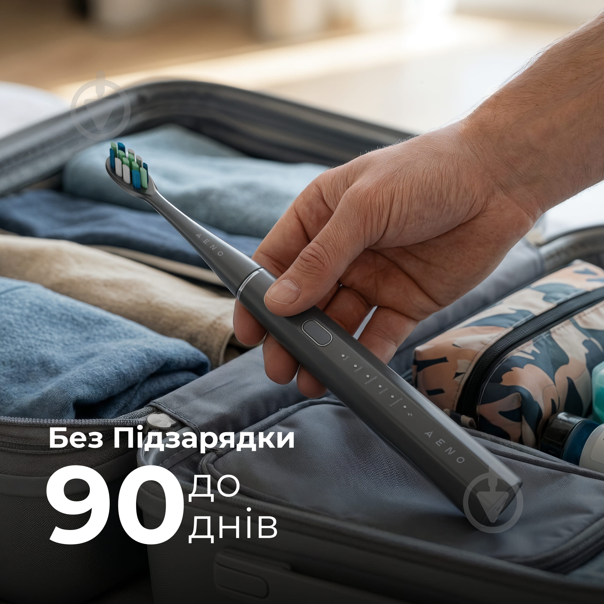 Электрическая зубная щетка AENO DB10G (ADB0010G) - фото 4