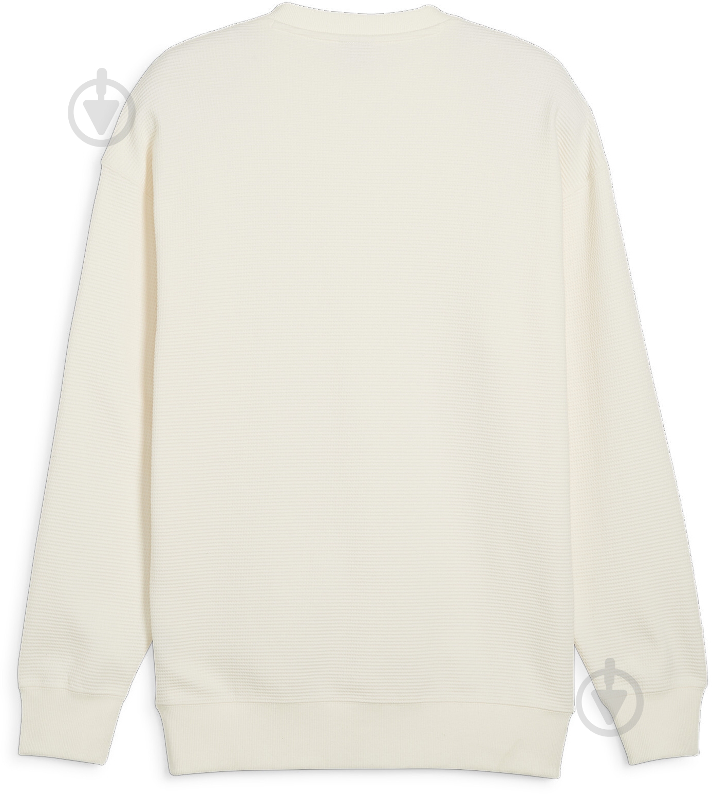 Свитшот Puma CLASSICS WAFFLE CREW 62425366 р.M бежевый - фото 2
