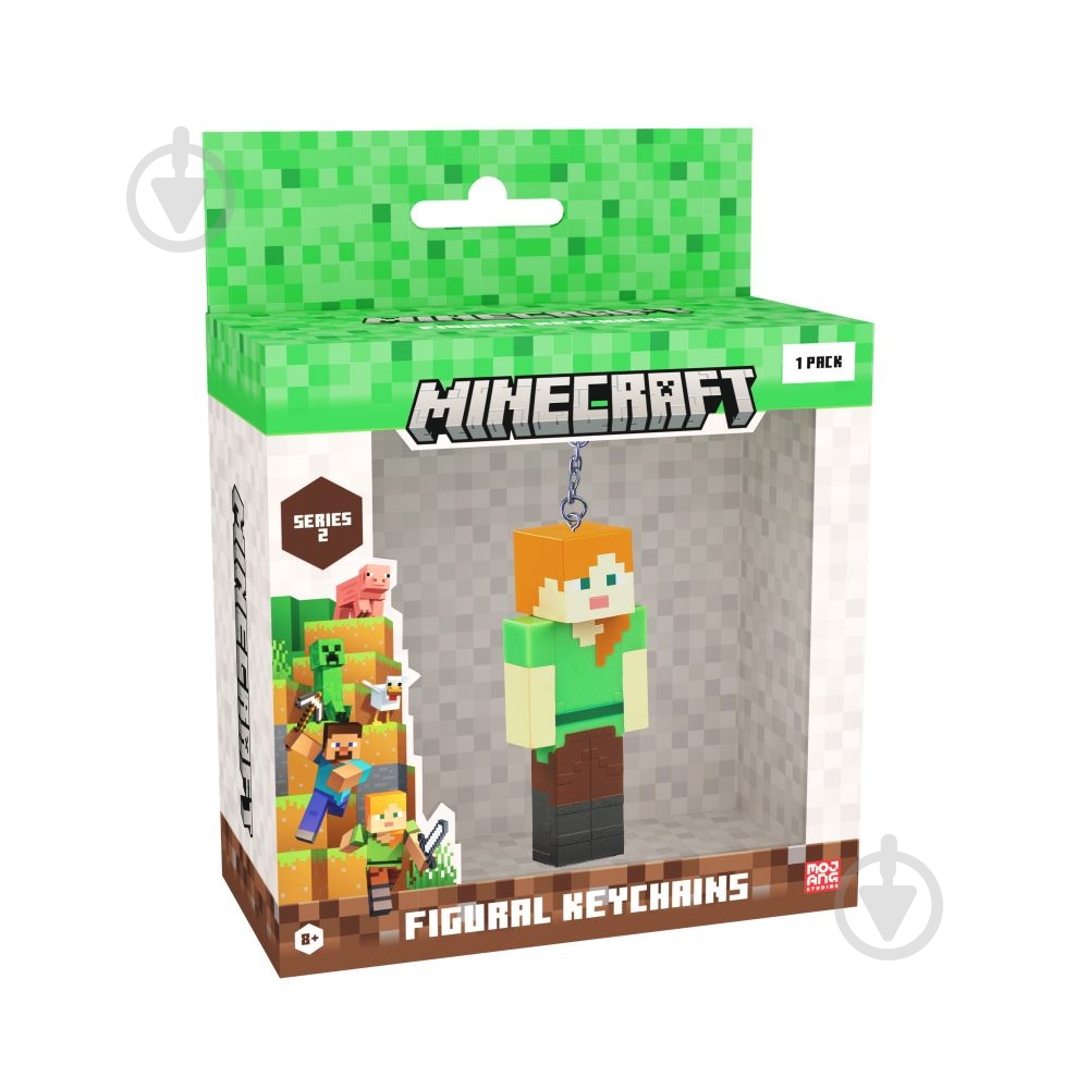 Фігурка-брелок Minecraft серія 2 в асортименті MC8212 - фото 3 Фігурка-брелок Minecraft серія 2 в асортименті MC8212 - фото 3
