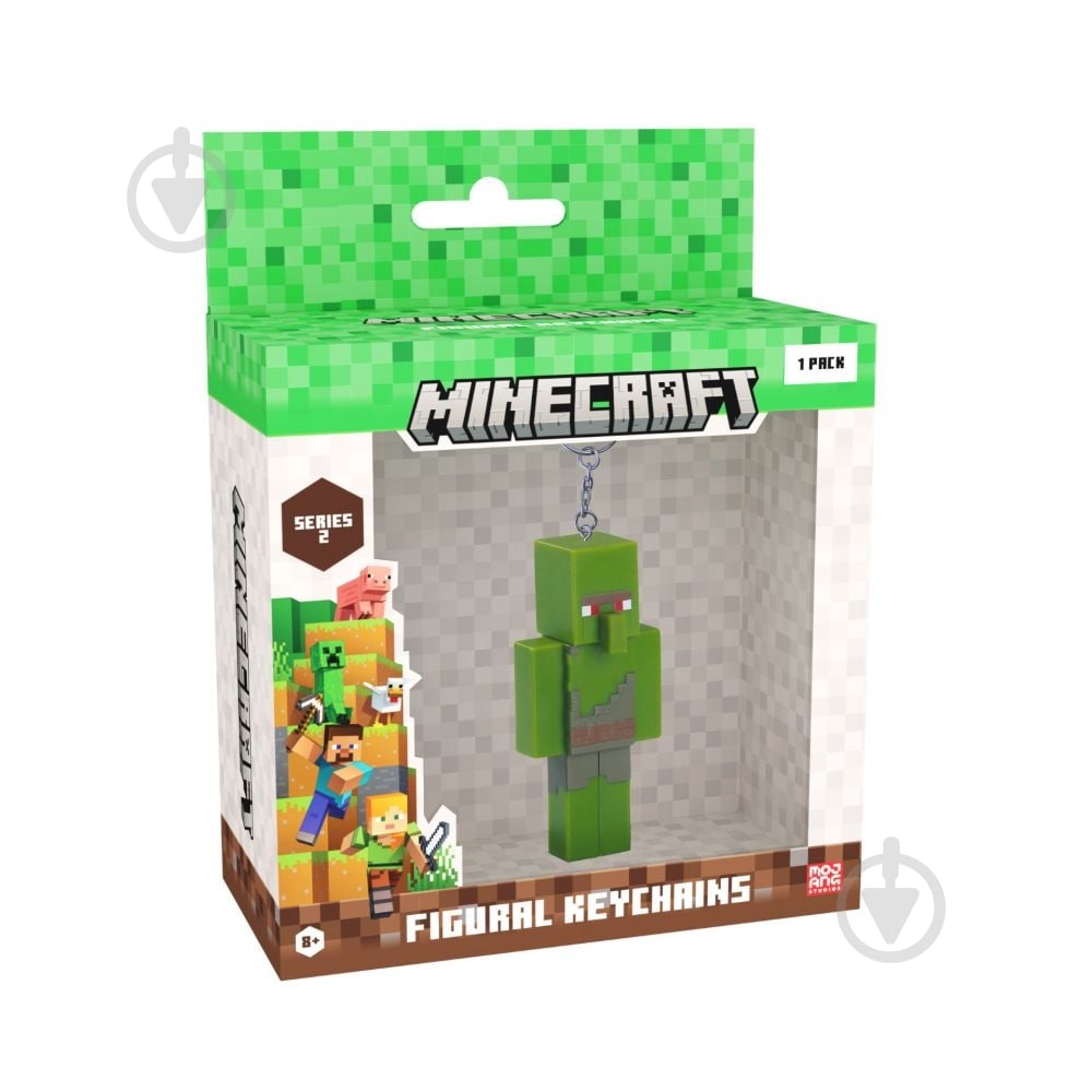Фігурка-брелок Minecraft серія 2 в асортименті MC8212 - фото 5 Фігурка-брелок Minecraft серія 2 в асортименті MC8212 - фото 5