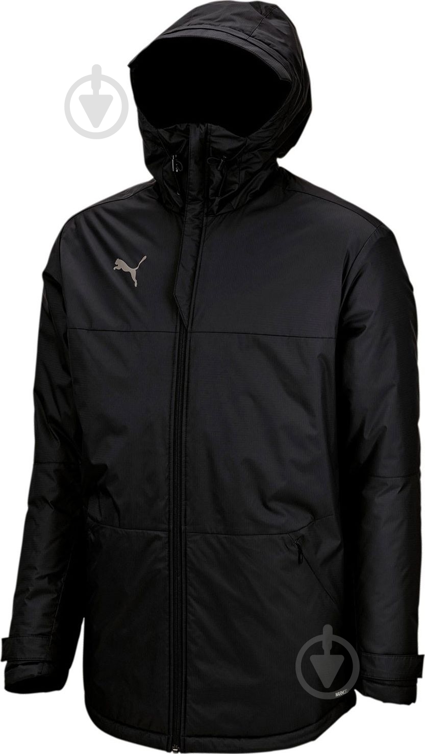 Куртка-парка мужская зимняя Puma teamFINAL Parka Jacket 65649603 р.XL черная - фото 1