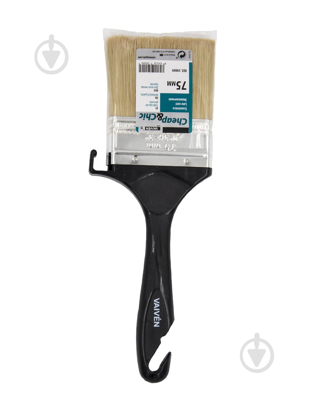 Кисть плоская VAIVEN Flat Brush Cheap & Chic 75 мм - фото 2 Кисть плоская VAIVEN Flat Brush Cheap & Chic 75 мм - фото 2