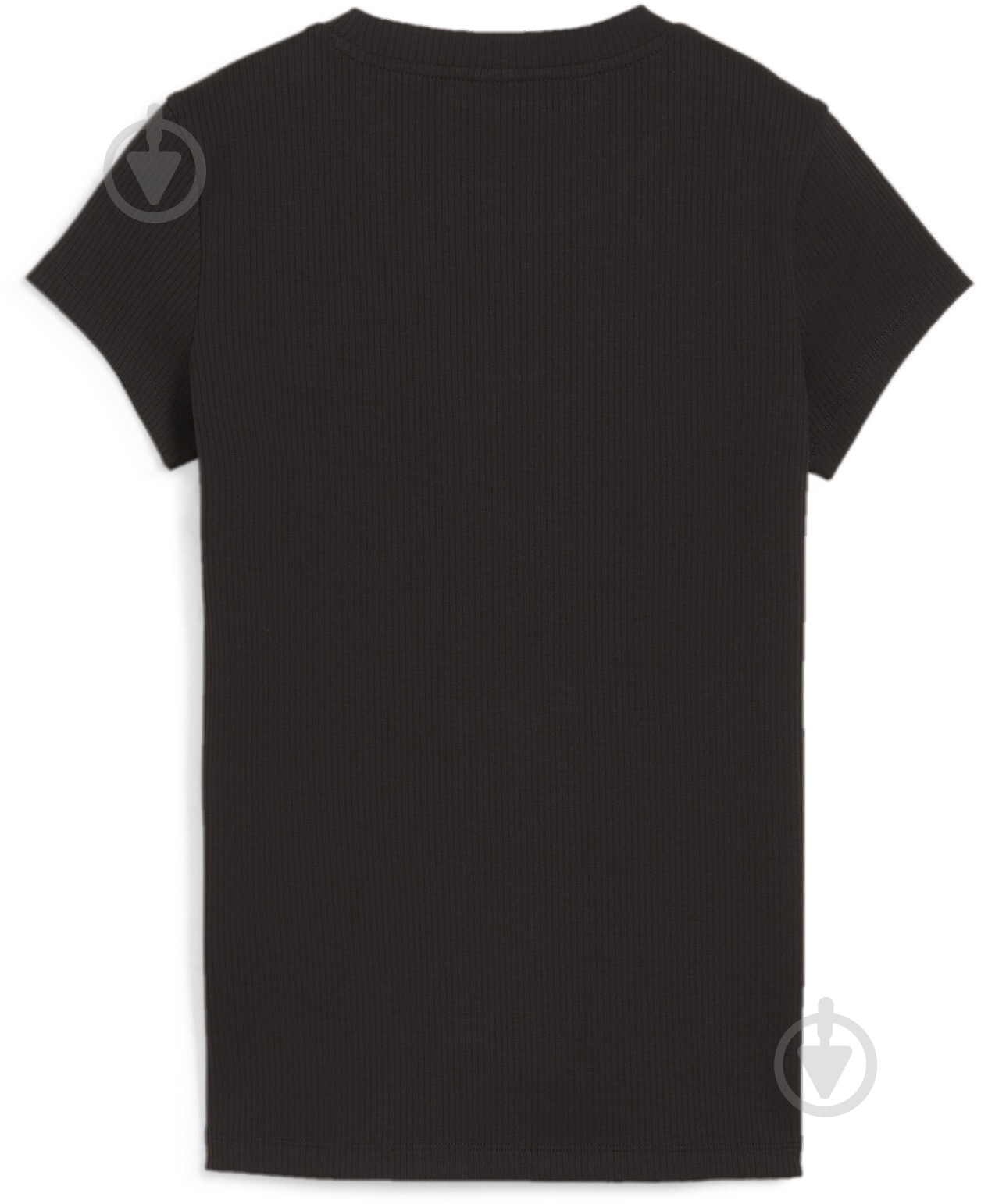 Футболка Puma CLASSICS RIBBED SLIM TEE 62426401 р.S черный - фото 2