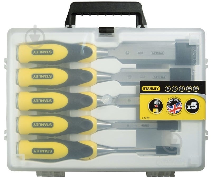 Набор стамесок Stanley 2-16-888 - фото 3