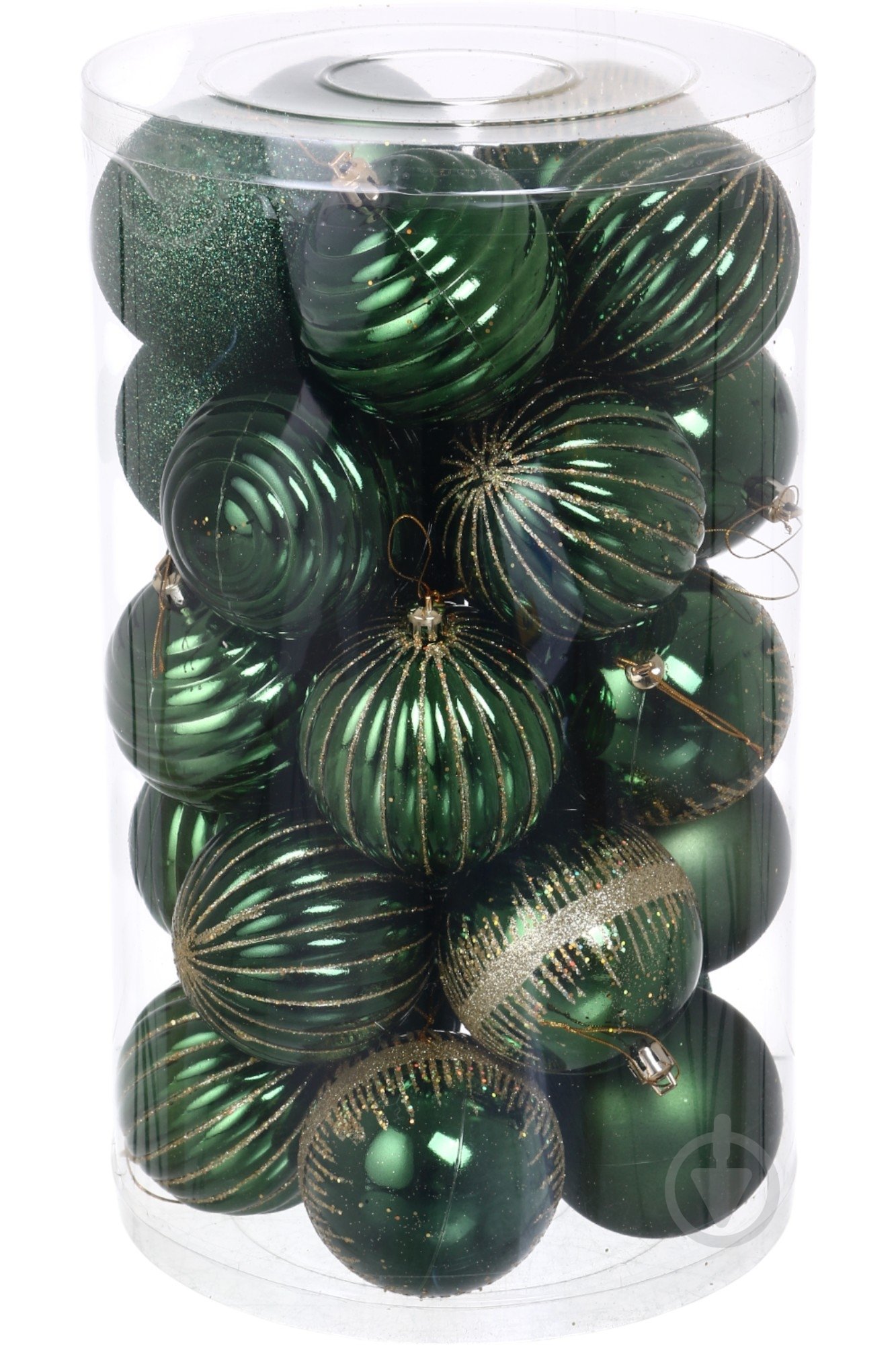 Набір ялинкових куль EPI-N4/8025ABYS d 80 мм 25 шт./уп. - фото 2 Набір ялинкових куль EPI-N4/8025ABYS d 80 мм 25 шт./уп. - фото 2