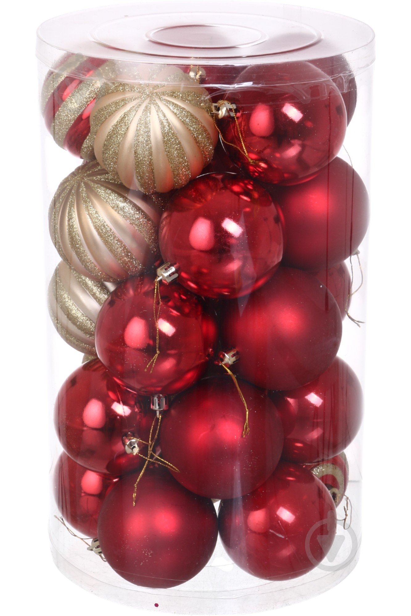 Набір ялинкових куль EPI-N4/8025ABYS d 80 мм 25 шт./уп. - фото 3 Набір ялинкових куль EPI-N4/8025ABYS d 80 мм 25 шт./уп. - фото 3