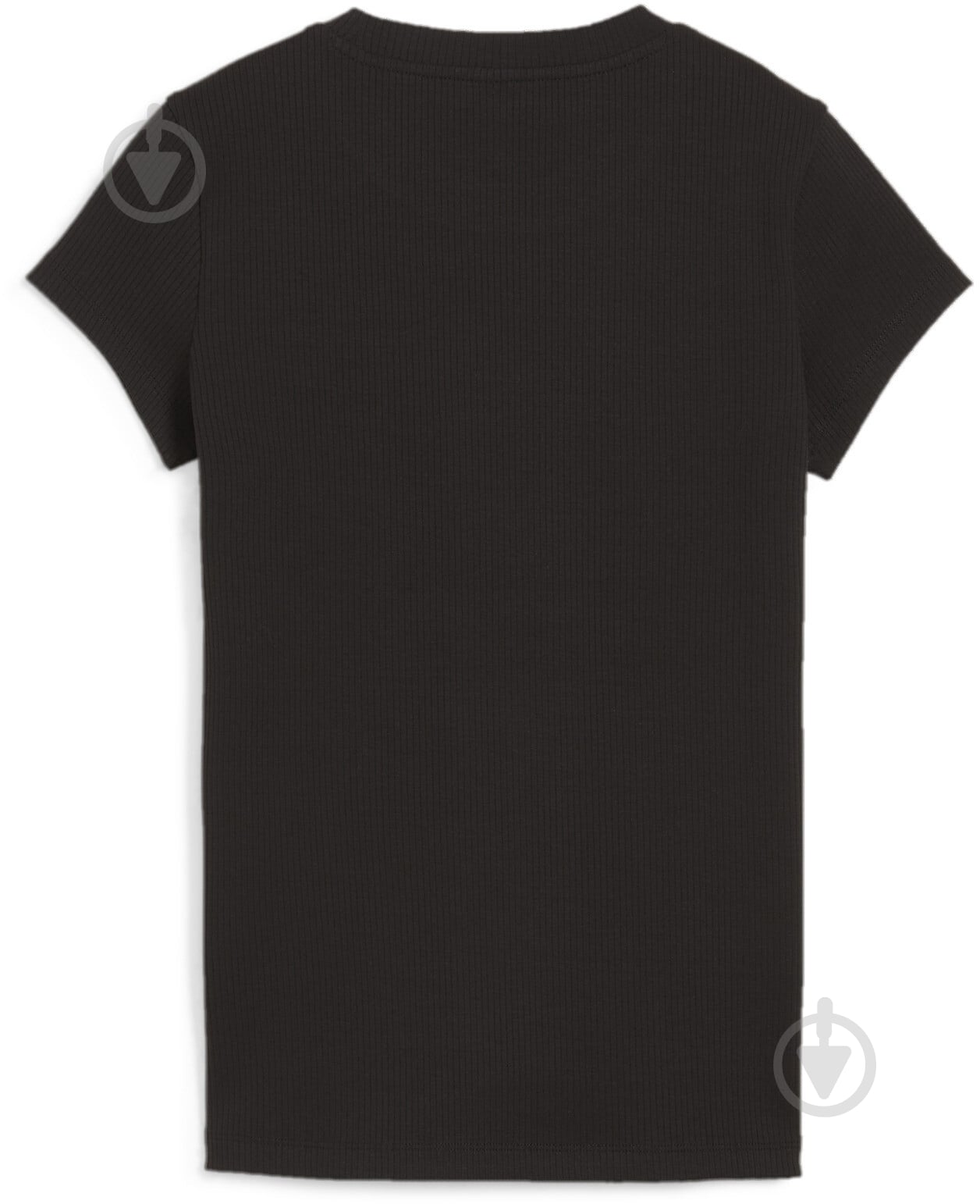 Футболка Puma CLASSICS RIBBED SLIM TEE 62426401 р.L чорний - фото 2