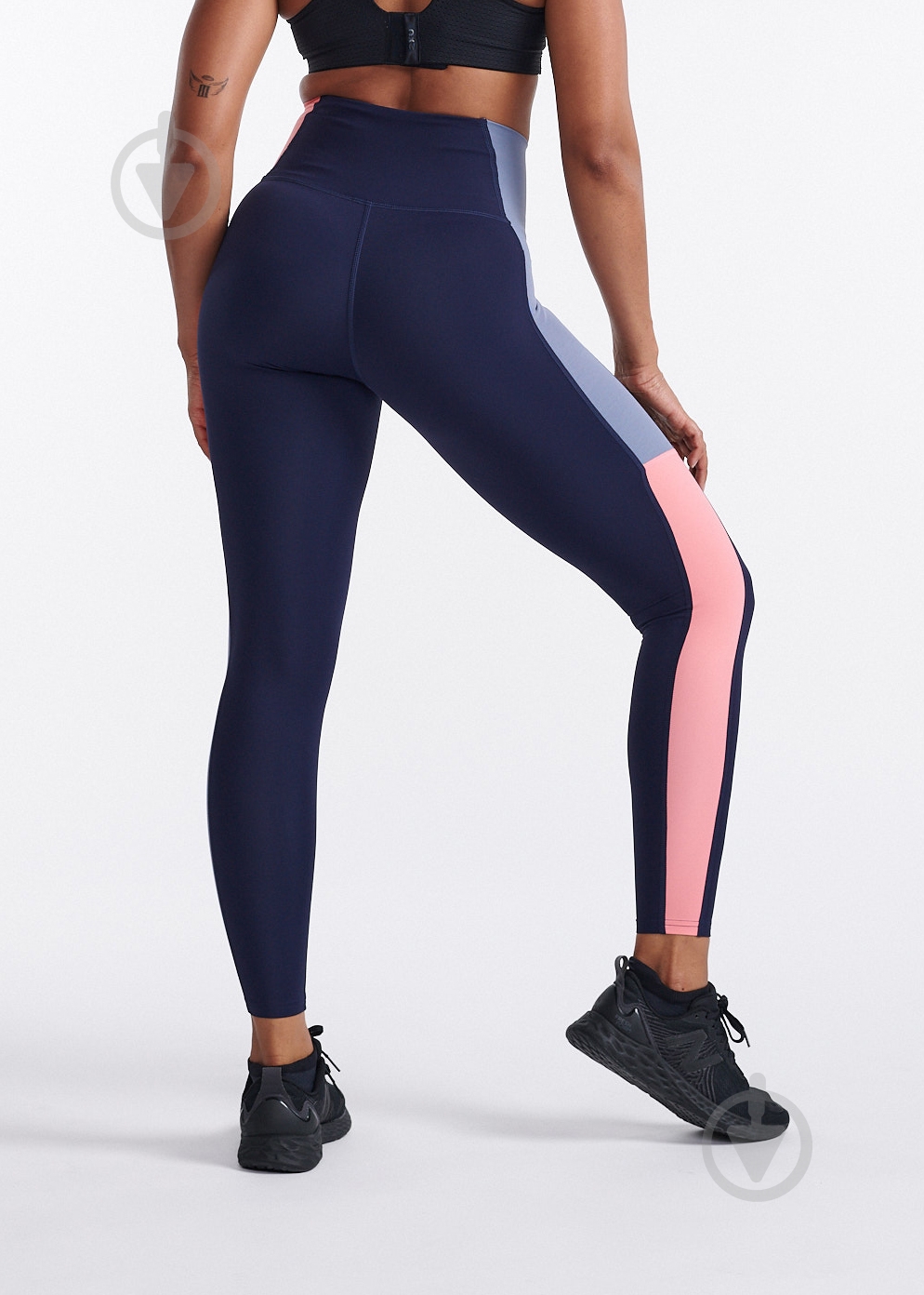 Лосины 2XU FORM SPLICED HI-RISE COMPTIGHT WA7201b_MDN/PKG р.XS синий - фото 2 Лосины 2XU FORM SPLICED HI-RISE COMPTIGHT WA7201b_MDN/PKG р.XS синий - фото 2