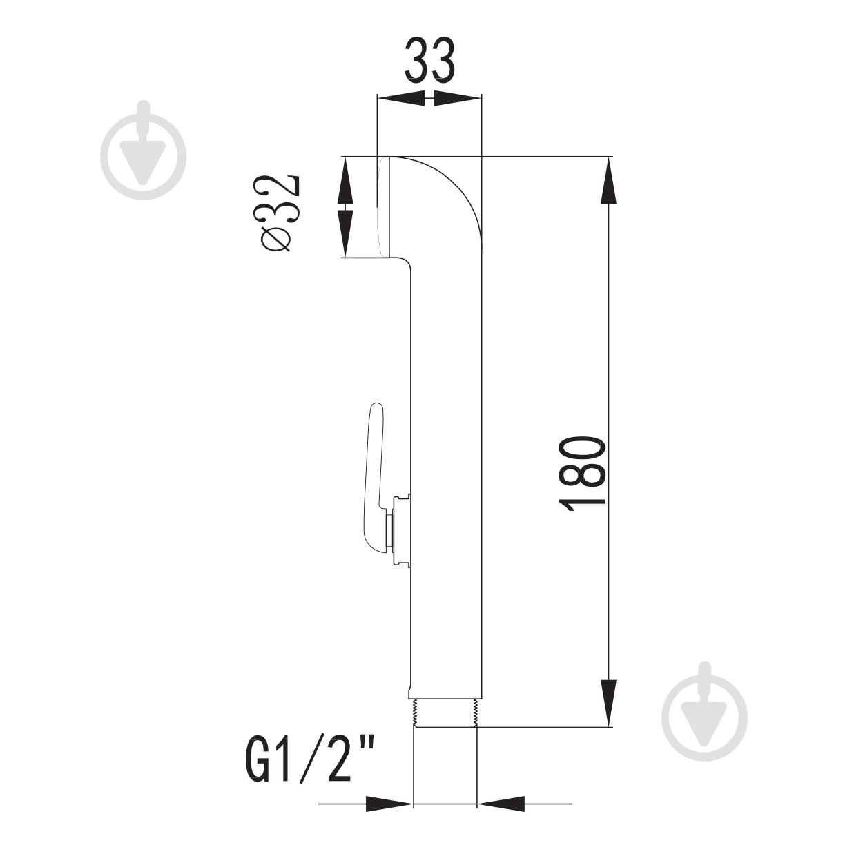 Гигиенический душ Imprese B7002 - фото 2 Гигиенический душ Imprese B7002 - фото 2