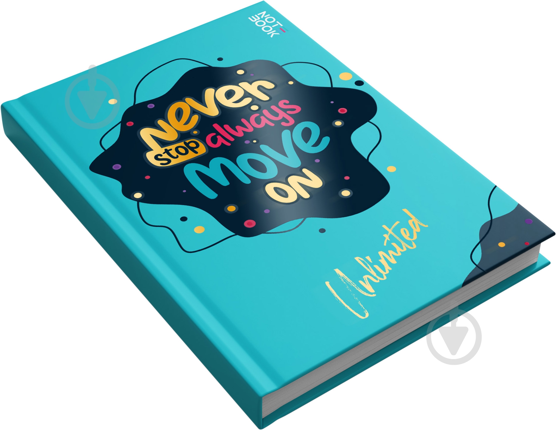 Блокнот А6 176 листов 1В2357 Never stop Аркуш - фото 1 Блокнот А6 176 листов 1В2357 Never stop Аркуш - фото 1