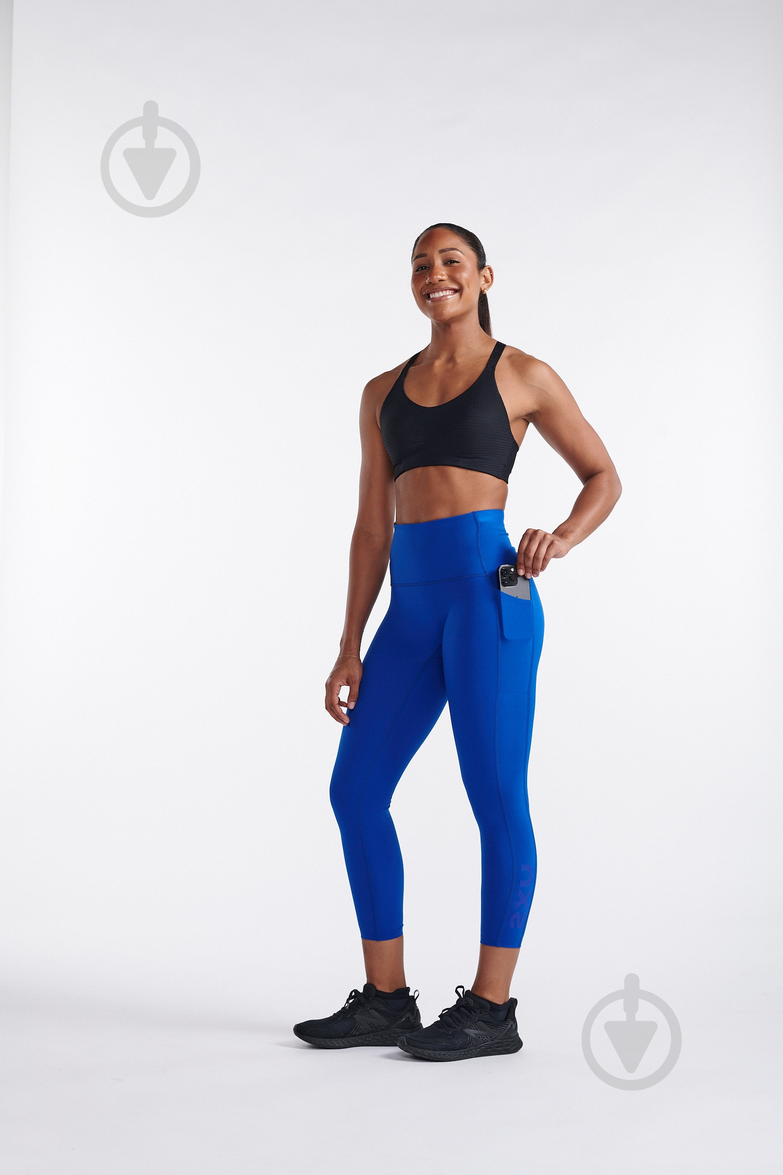 Лосины 2XU Form Stash Hi-Rise Comp 7/8 WA6908b_SUF/SUF р.S синий - фото 7 Лосины 2XU Form Stash Hi-Rise Comp 7/8 WA6908b_SUF/SUF р.S синий - фото 7