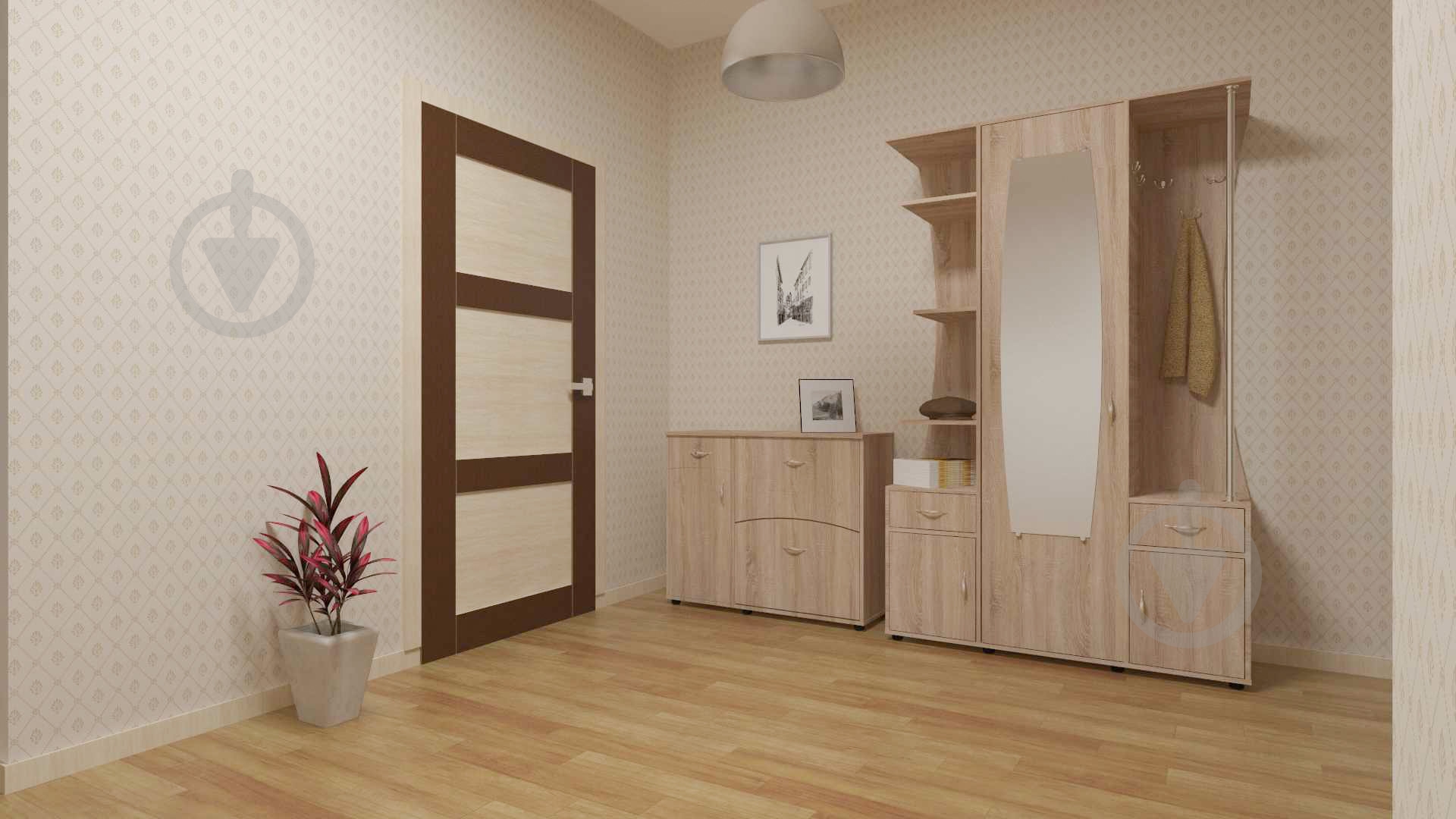 Тумба для взуття Компаніт ТО-5 992x380x815 мм горіх - фото 2