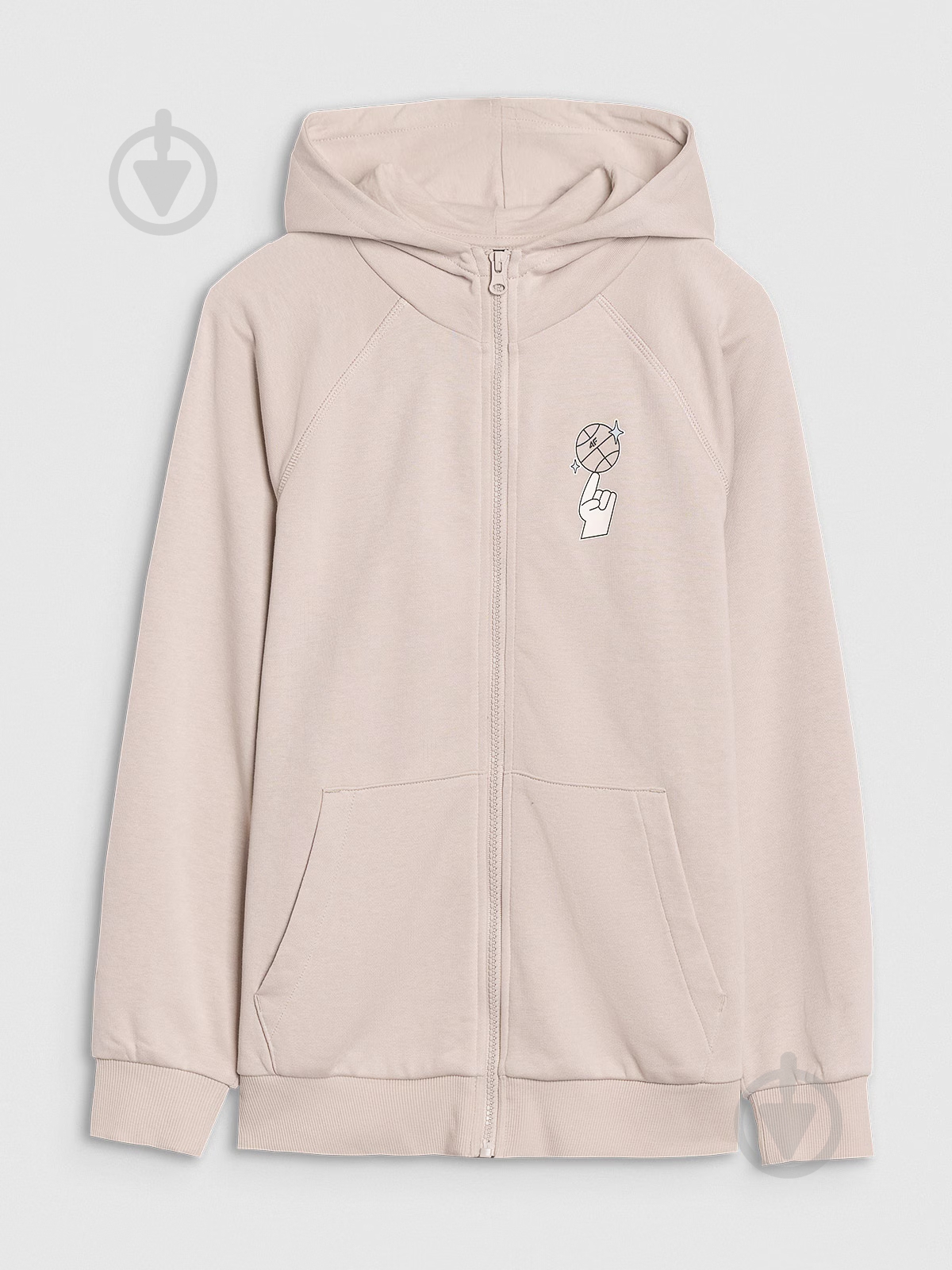 Джемпер 4F SWEATSHIRT M2103 4FJRSS25TSWSM2103-83S р.122 бежевий - фото 2