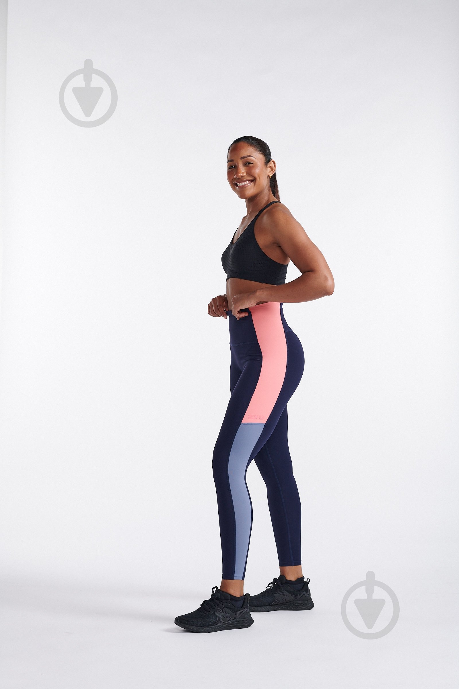 Лосины 2XU FORM SPLICED HI-RISE COMPTIGHT WA7201b_MDN/PKG р.M синий - фото 7 Лосины 2XU FORM SPLICED HI-RISE COMPTIGHT WA7201b_MDN/PKG р.M синий - фото 7