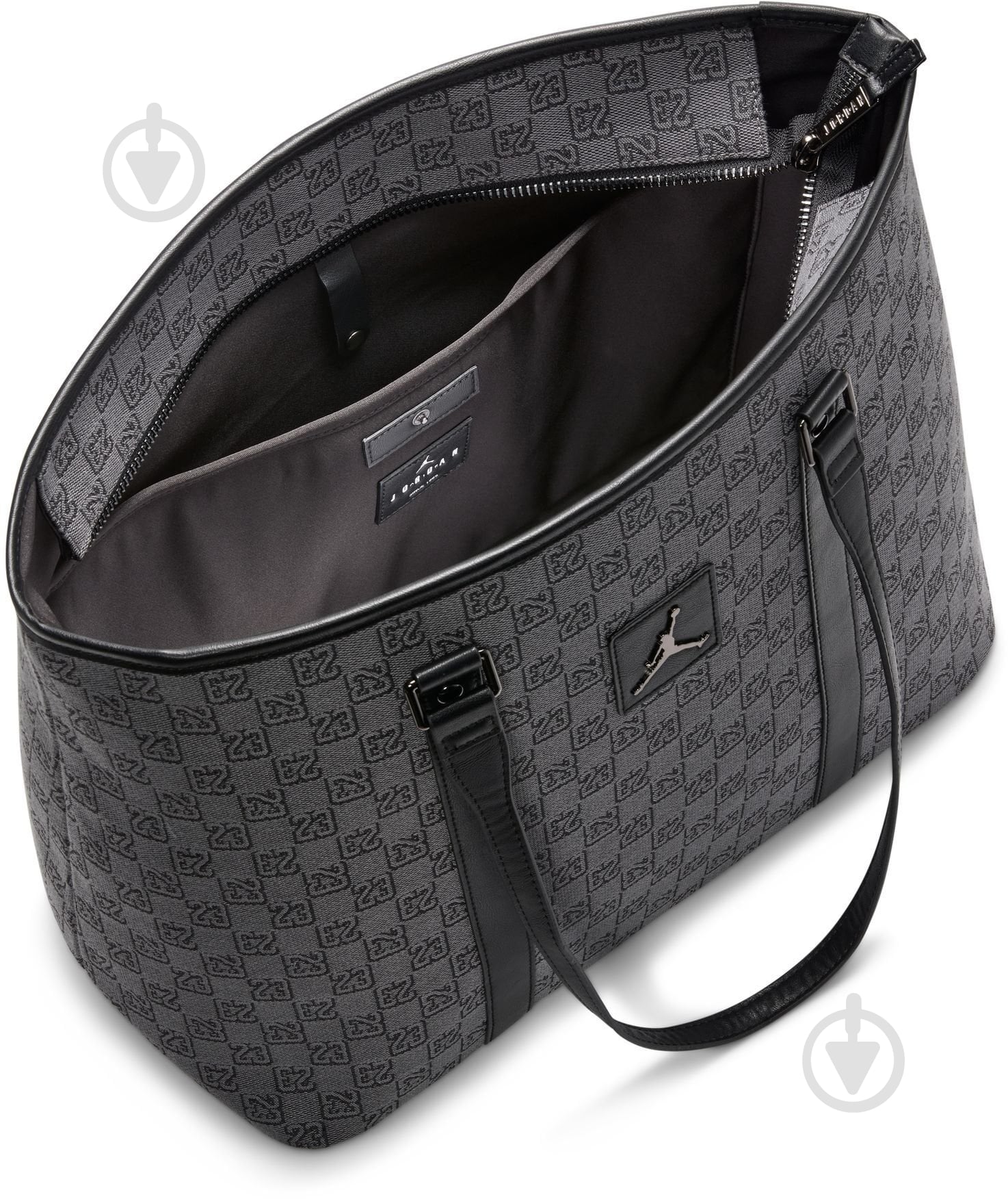 Сумка Jordan MONOGRAM TOTE MA0896-G9Q 32 л сірий - фото 4 Сумка Jordan MONOGRAM TOTE MA0896-G9Q 32 л сірий - фото 4