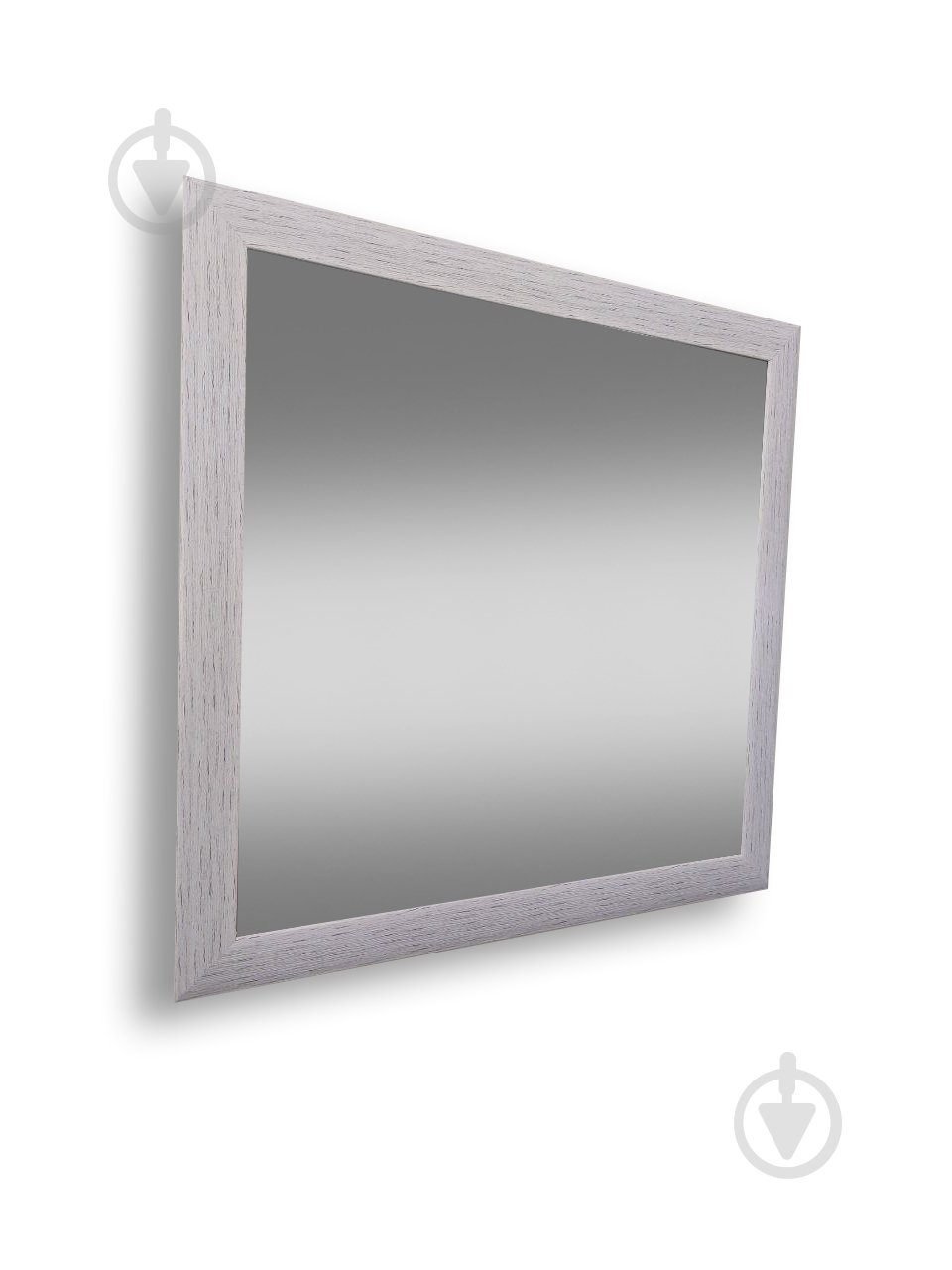 Зеркало МТ 55х55 см белое - фото 1