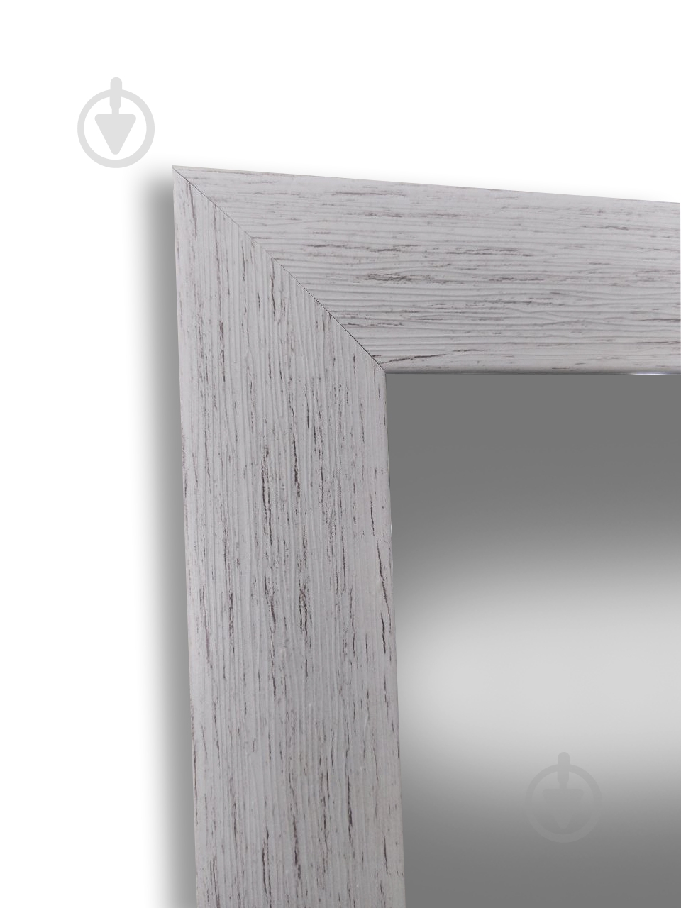 Зеркало МТ 55х55 см белое - фото 2