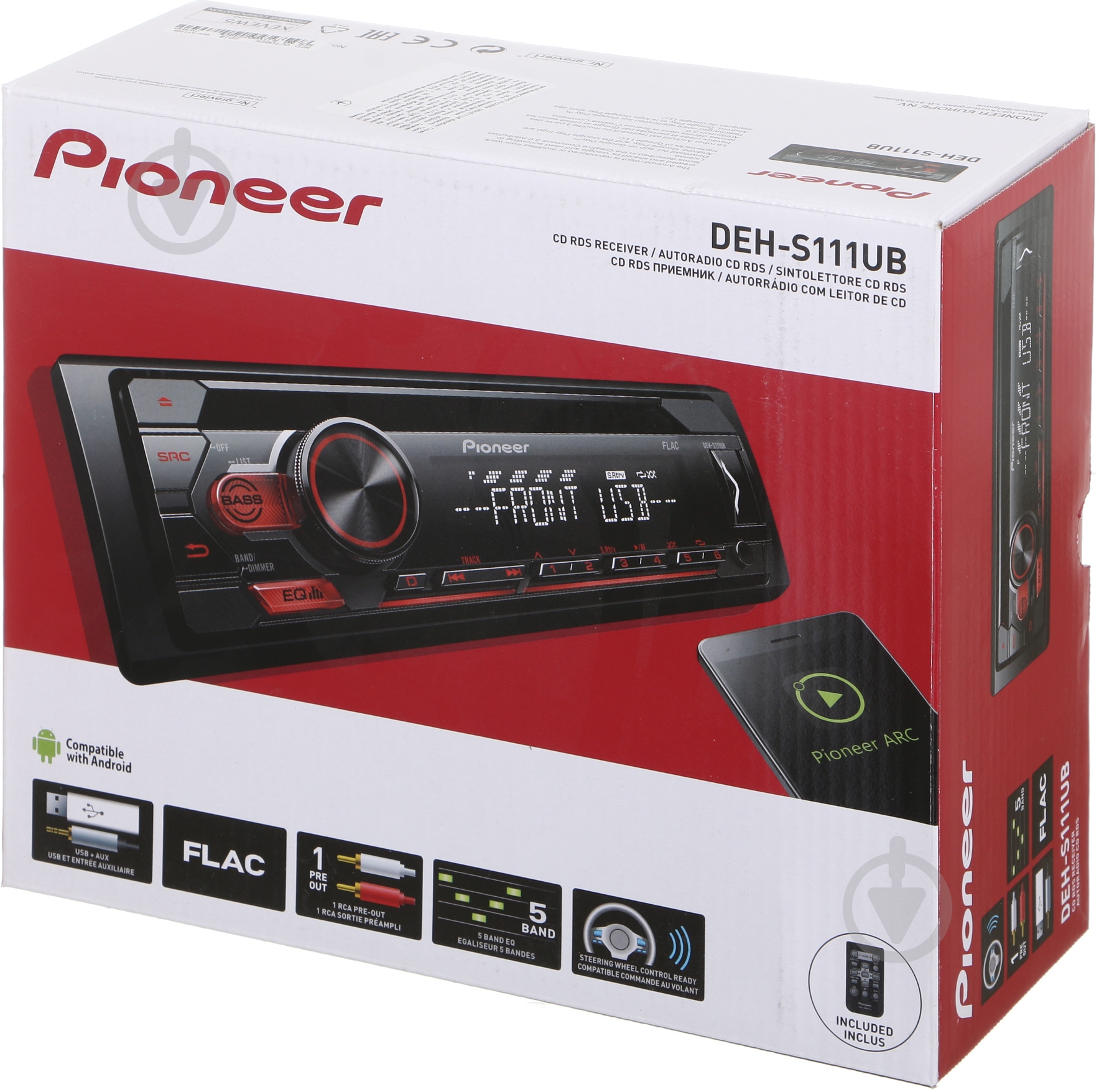 Автомагнитола PIONEER DEH-S111UB - фото 6