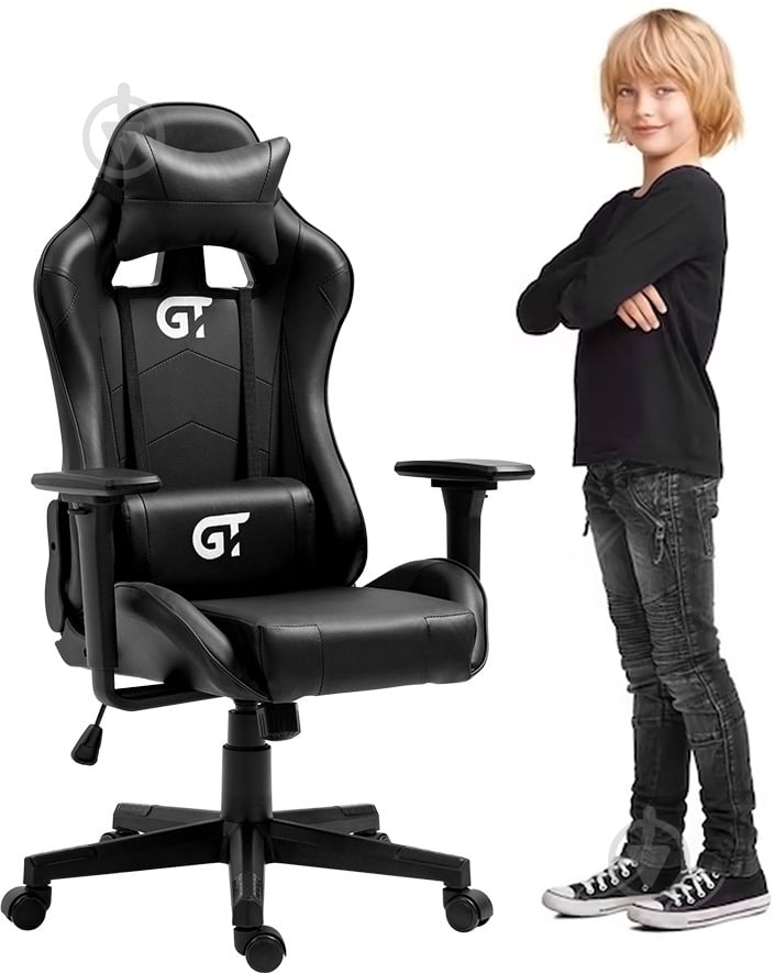 Кресло GT Racer X-5934-B черный - фото 2