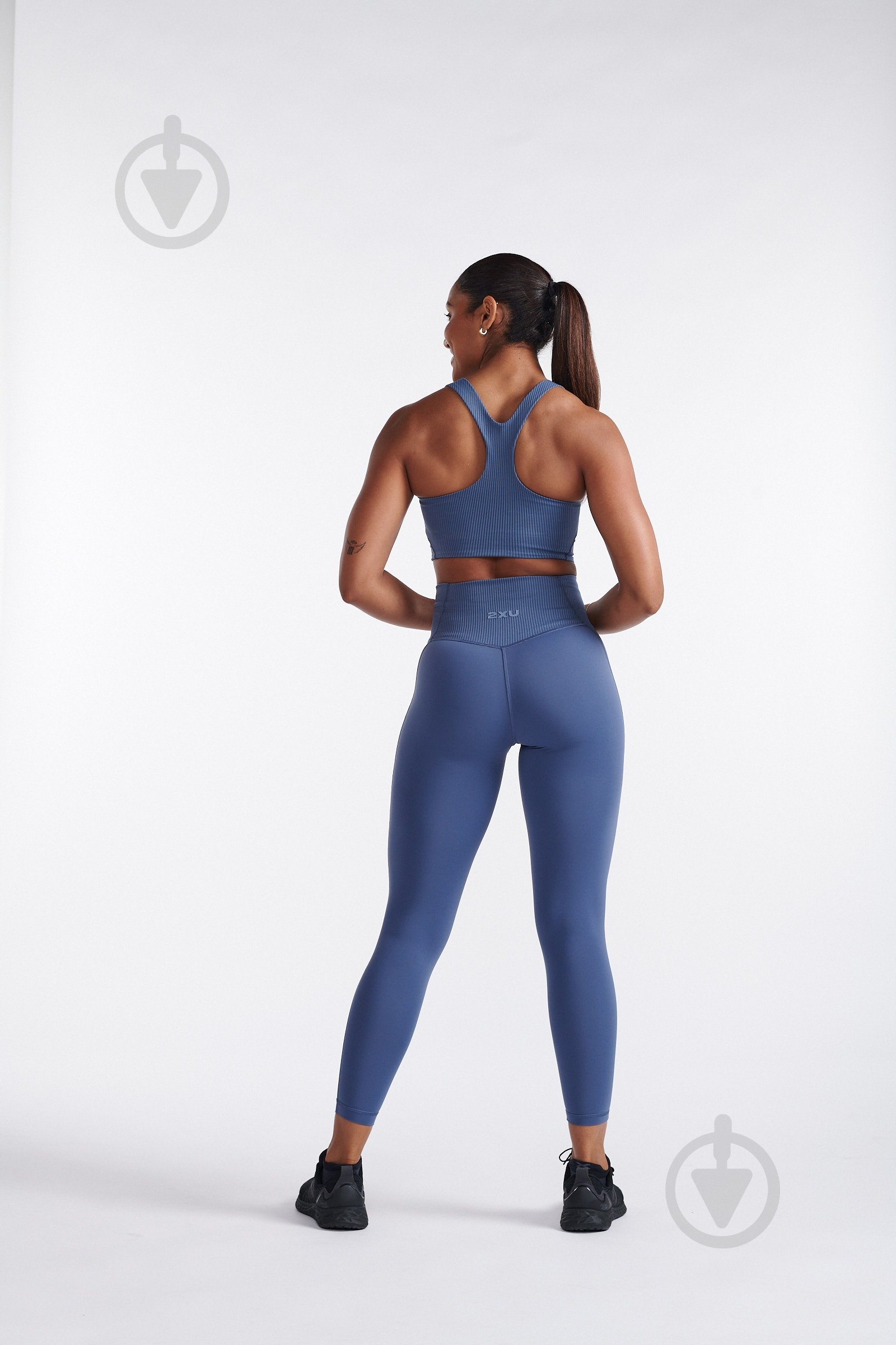 Лосины 2XU RIBBED HI-RISE COMP TIGHT WA7281b_IND/BST р.XL серый - фото 6 Лосины 2XU RIBBED HI-RISE COMP TIGHT WA7281b_IND/BST р.XL серый - фото 6