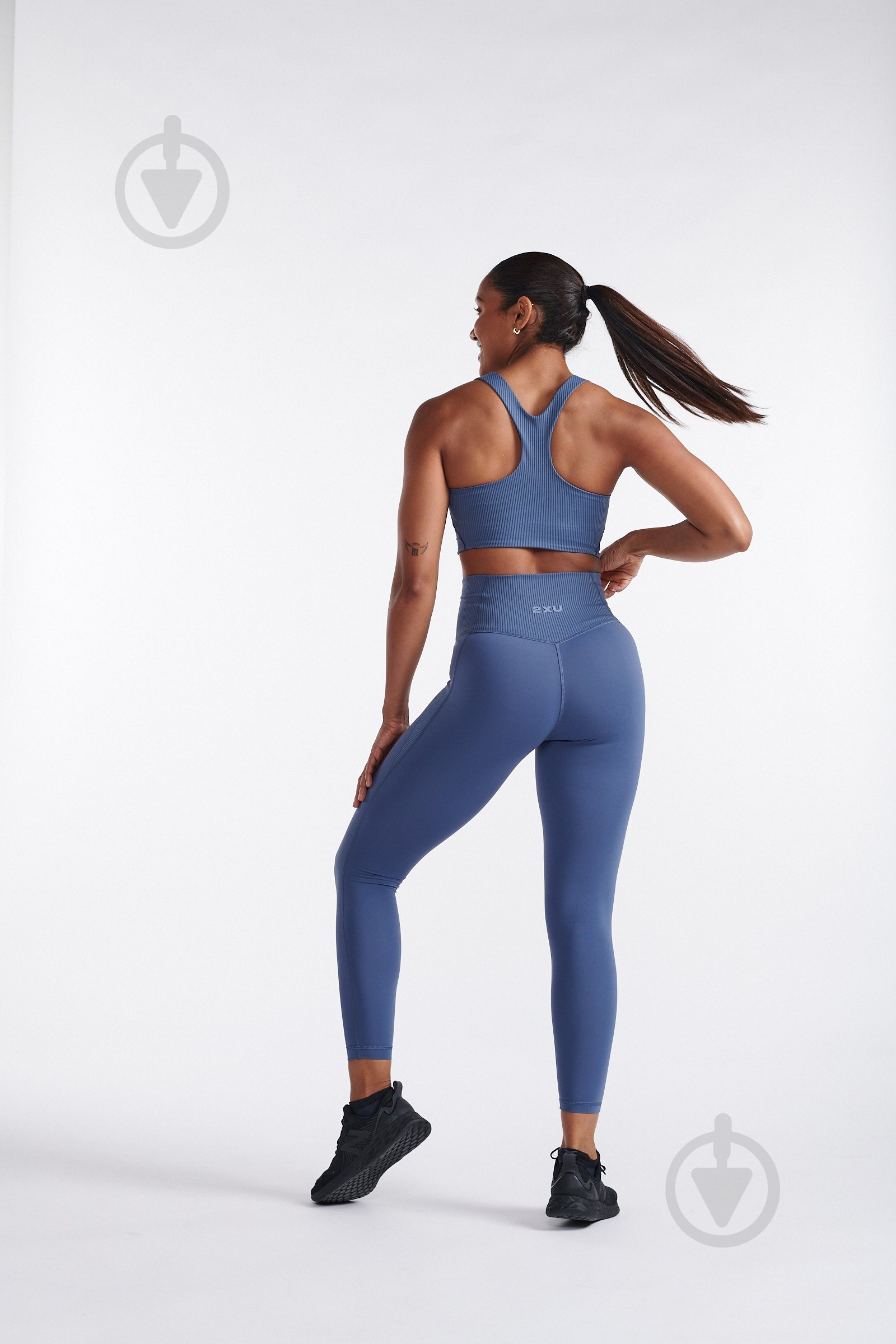 Лосины 2XU RIBBED HI-RISE COMP TIGHT WA7281b_IND/BST р.XL серый - фото 7 Лосины 2XU RIBBED HI-RISE COMP TIGHT WA7281b_IND/BST р.XL серый - фото 7