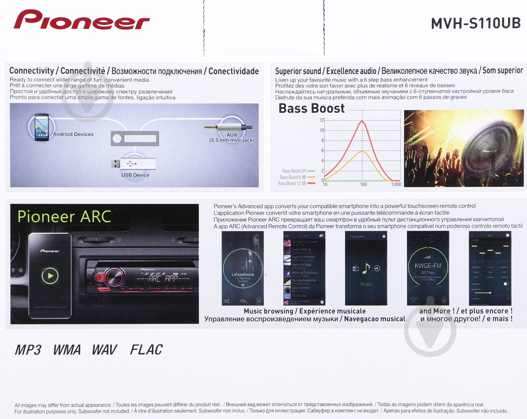 Автомагнітола PIONEER MVH-S110UB - фото 6