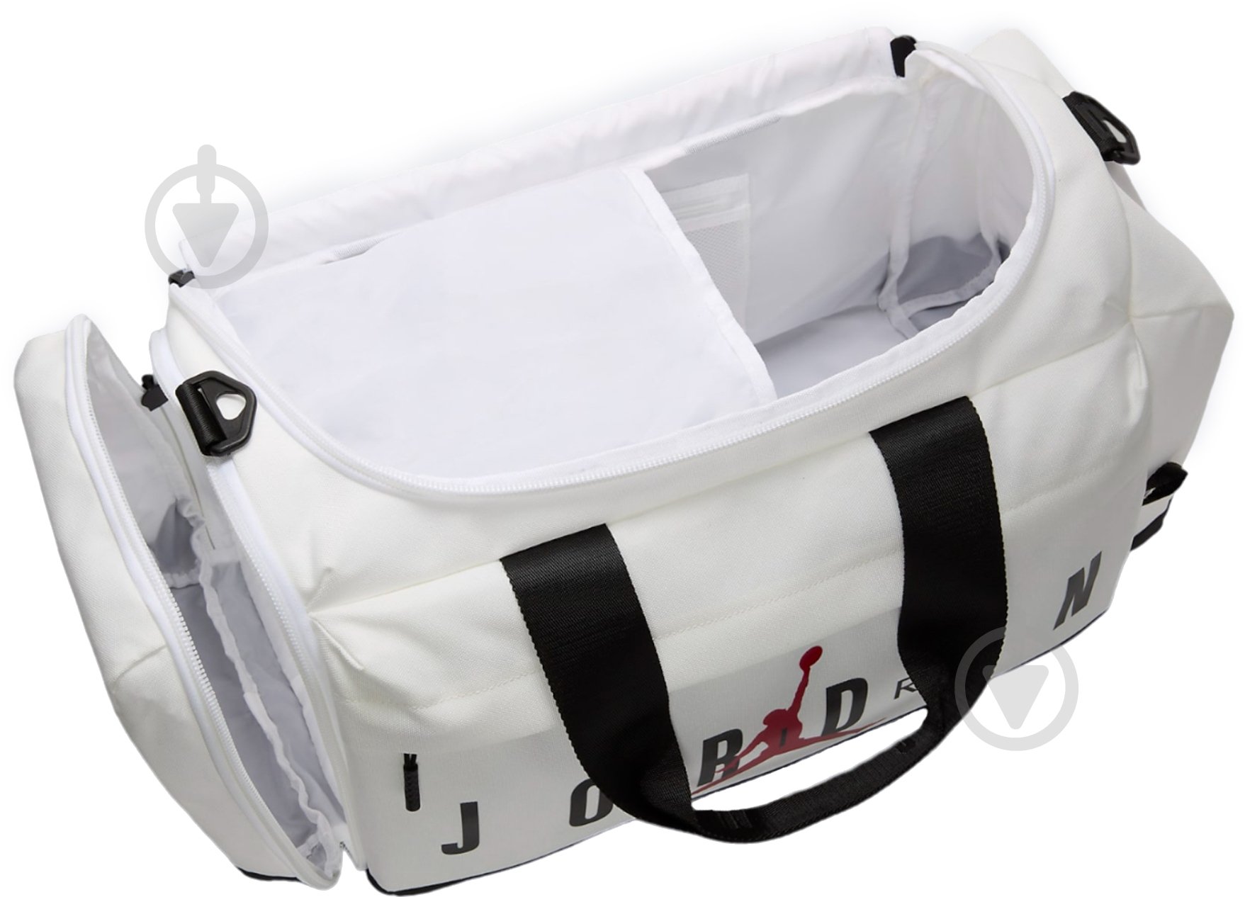 Спортивная сумка Nike JAM VELOCITY DUFFLE SM0920-001 36 л белый - фото 5 Спортивная сумка Nike JAM VELOCITY DUFFLE SM0920-001 36 л белый - фото 5