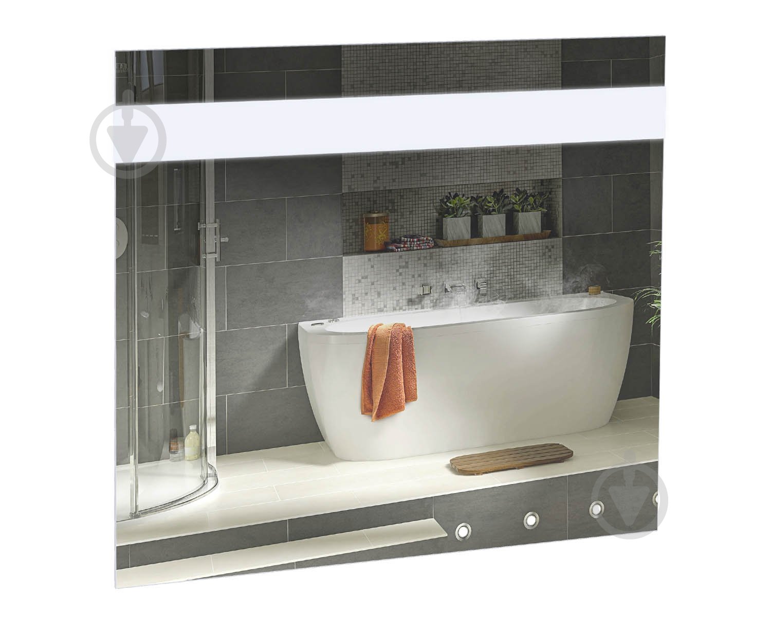 Зеркало Aqua Rodos Элит 80х65 см - фото 1