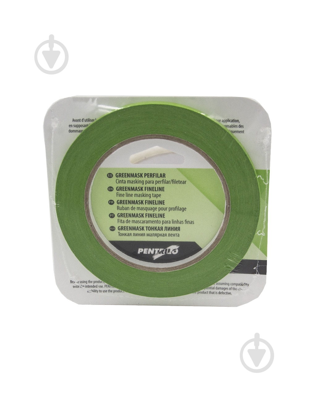 Лента малярная VAIVEN Greenmask Fineline 6 мм x 45 м - фото 1