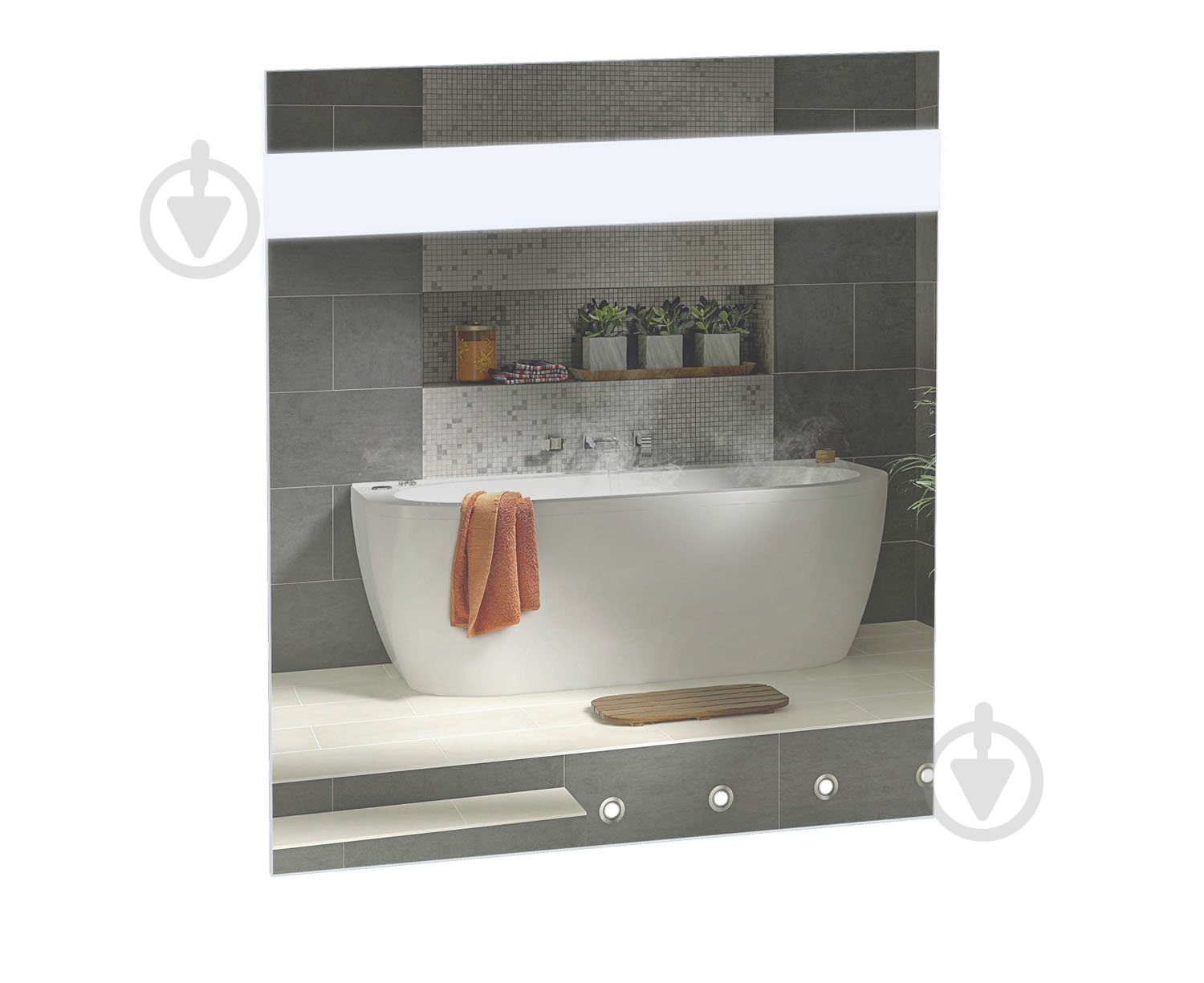 Зеркало Aqua Rodos Элит 60х65 см - фото 1