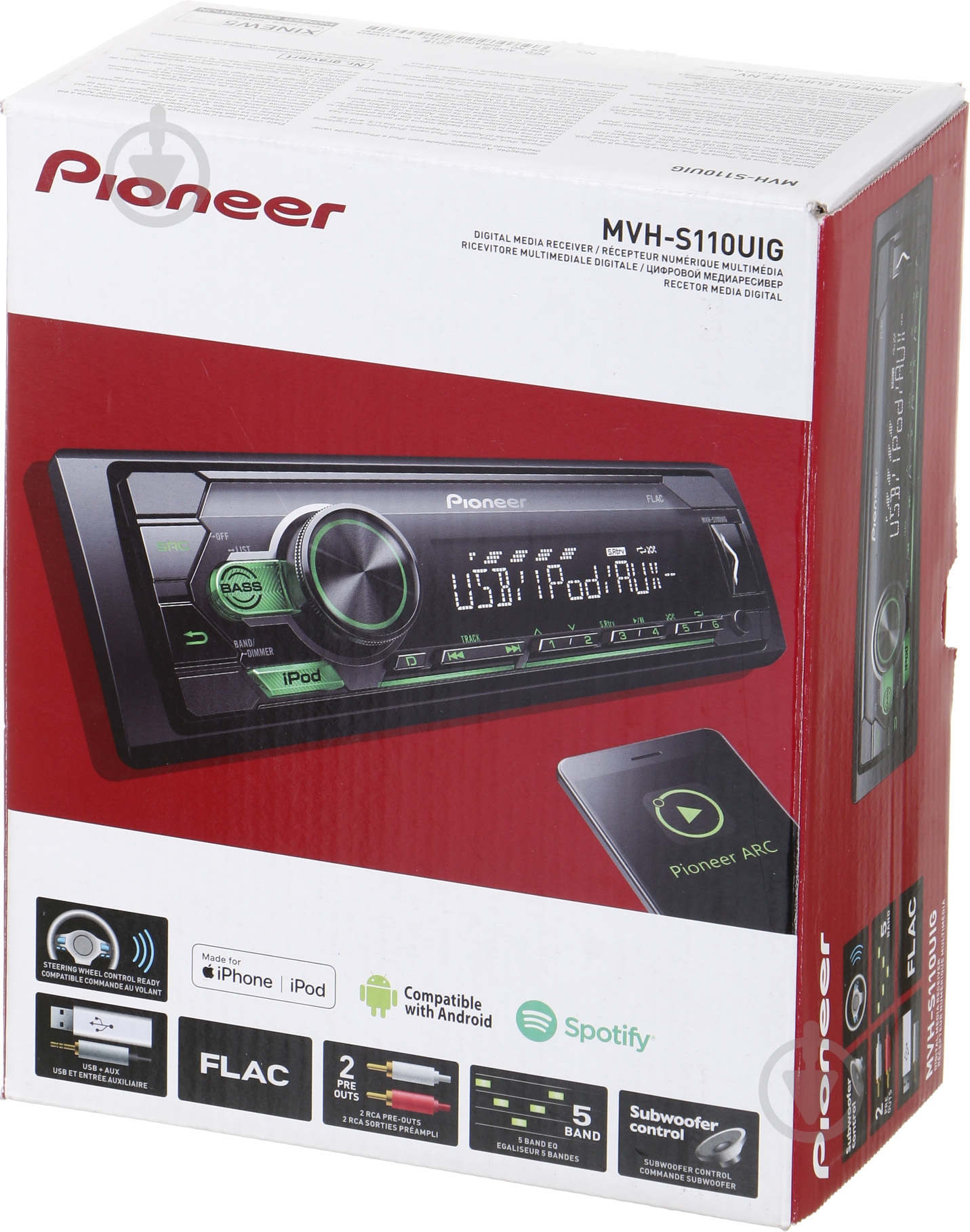 Автомагнитола PIONEER MVH-S110UIG - фото 5