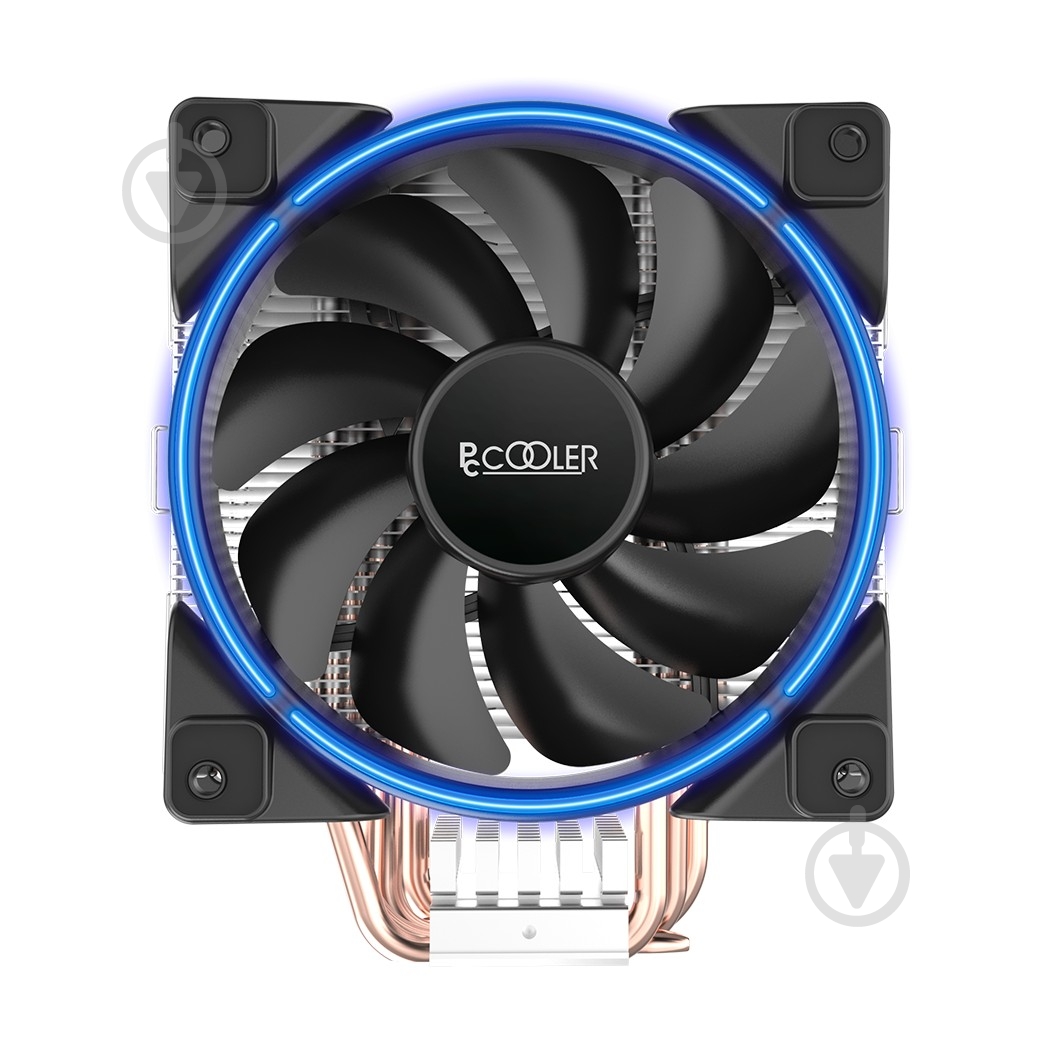 Процесорний кулер PcCooler GI-X5B V2, Blue lighting, TDP 160 Вт - фото 2 Процесорний кулер PcCooler GI-X5B V2, Blue lighting, TDP 160 Вт - фото 2