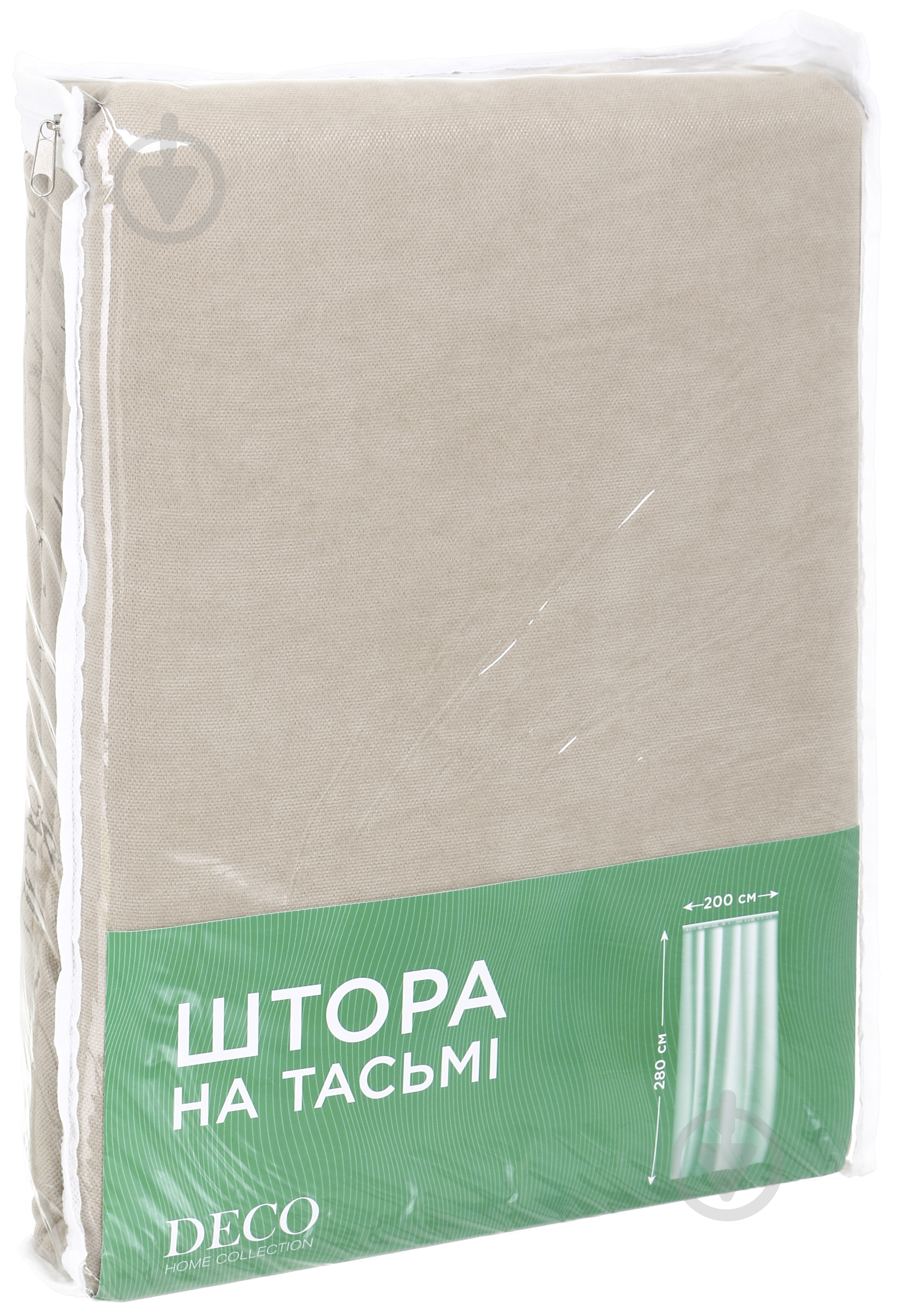 Штора 200х280 см палевый Deco - фото 4