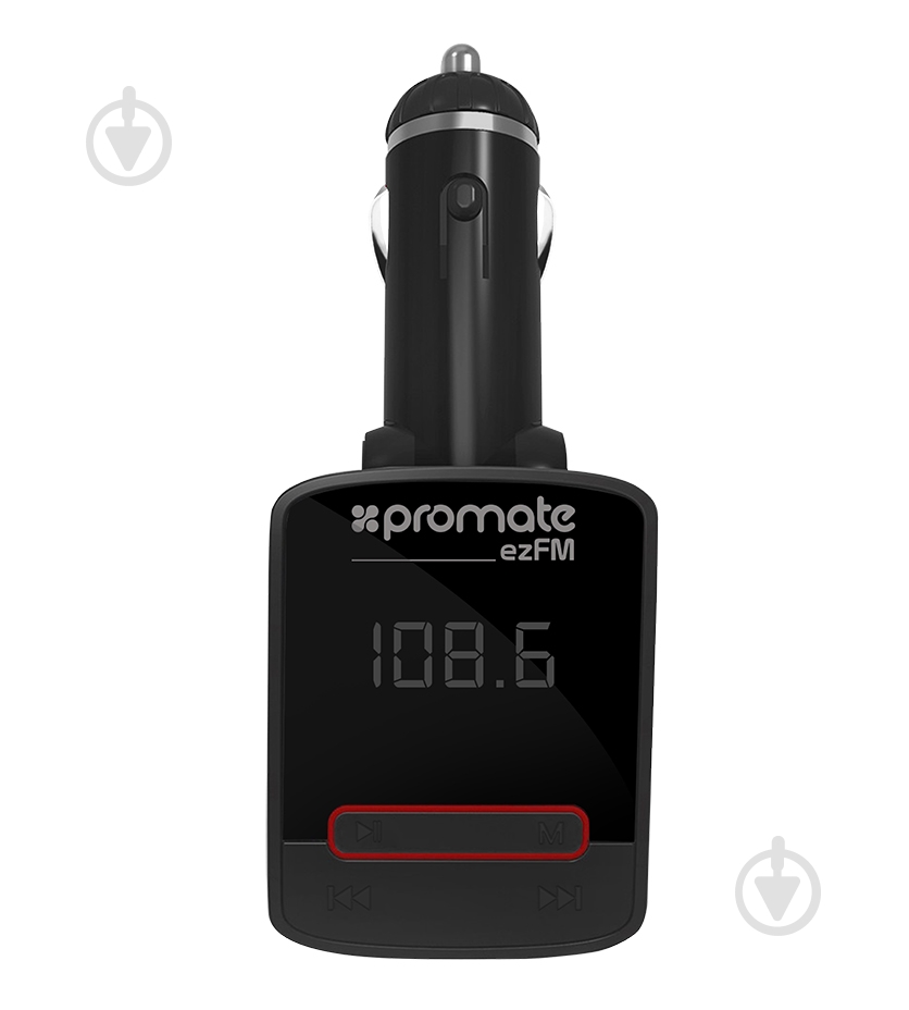FM-трансмиттер Promate ezFM AUX/SD/USB Black - фото 1