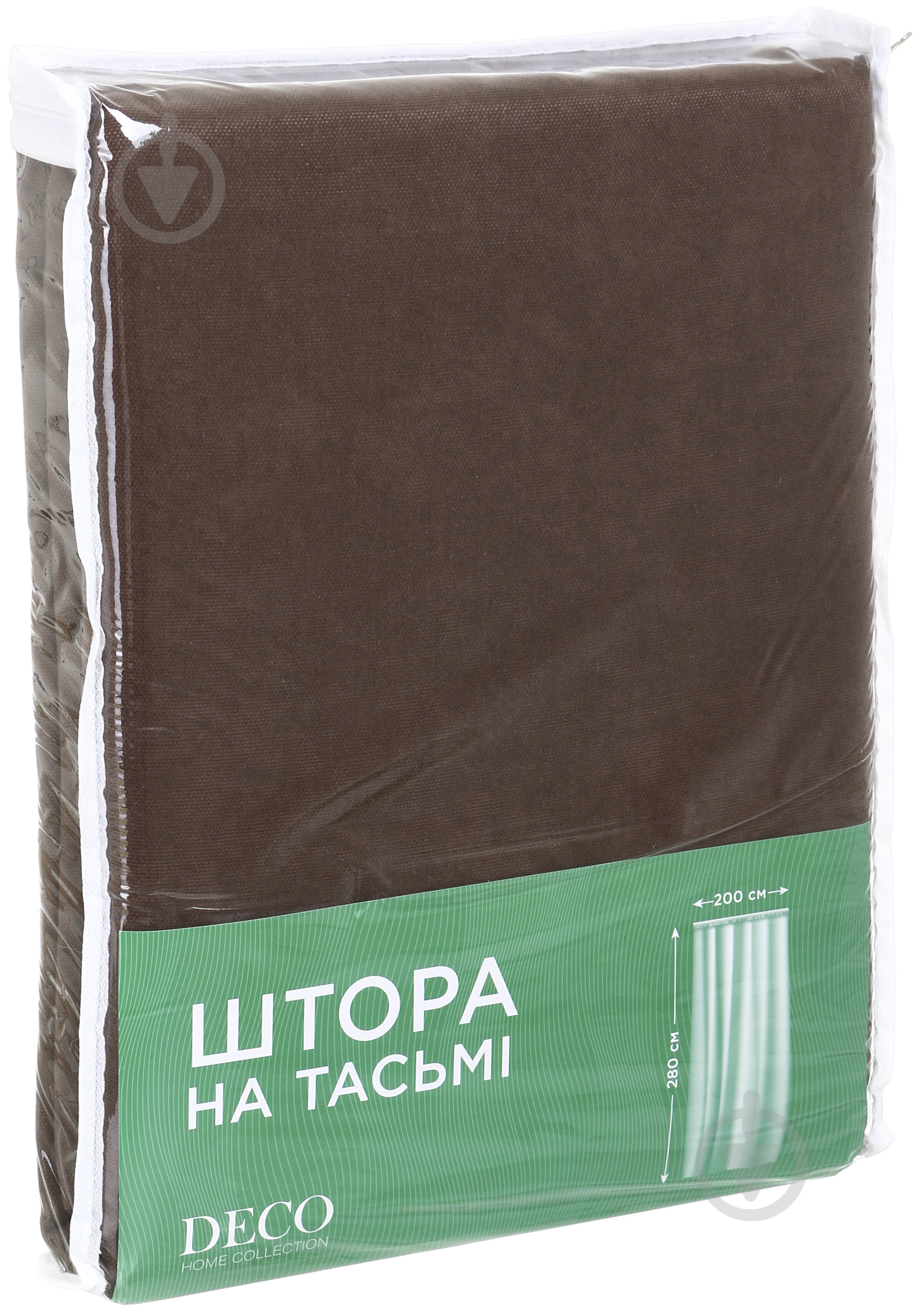 Штора 200х280 см коричневый Deco - фото 4 Штора 200х280 см коричневый Deco - фото 4