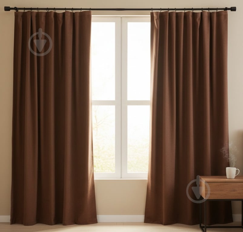 Штора 200х280 см коричневый Deco - фото 1