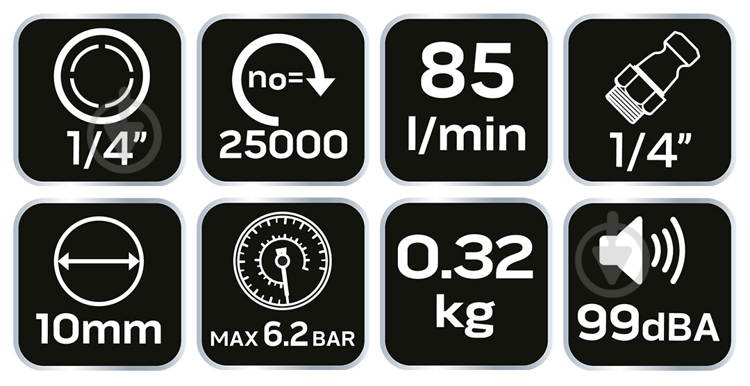 Пневмошлифмашина NEO tools 14-014 - фото 12