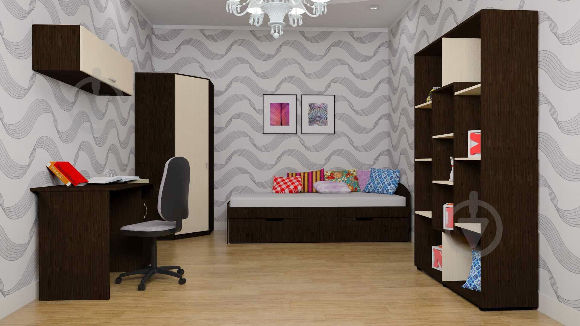 Шкаф угловой Компанит 3У 1950х802х802 мм дуб сонома - фото 2