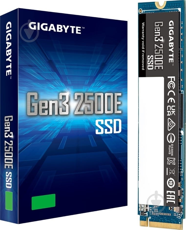 SSD-накопичувач Gigabyte 500GB M.2 PCI Express 3.0 x4 3D TLC NAND (G325E500G) - фото 5 SSD-накопичувач Gigabyte 500GB M.2 PCI Express 3.0 x4 3D TLC NAND (G325E500G) - фото 5