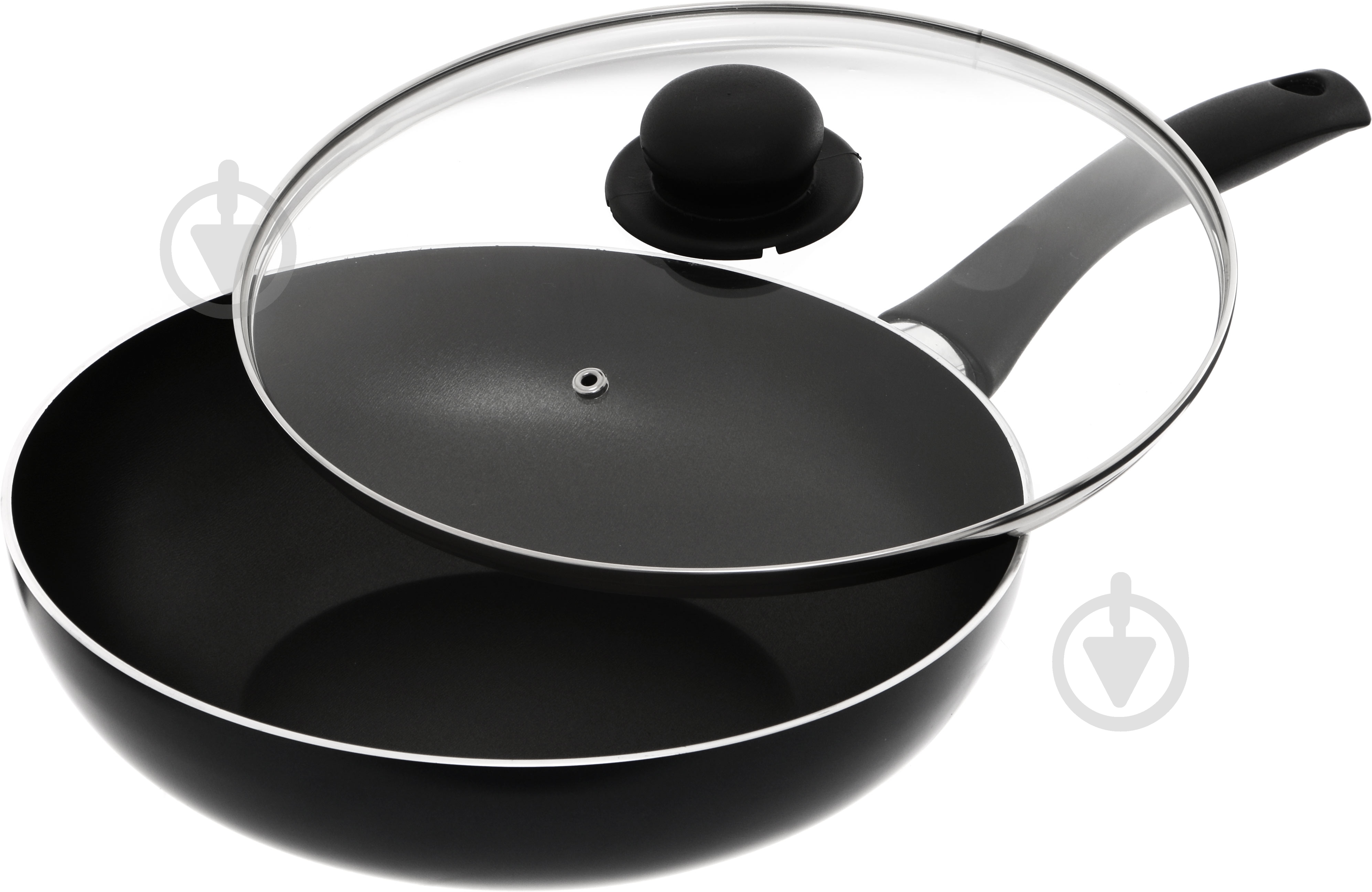 Сковорода WOK с крышкой Domo Blue Iris 28 см - фото 1 Сковорода WOK с крышкой Domo Blue Iris 28 см - фото 1