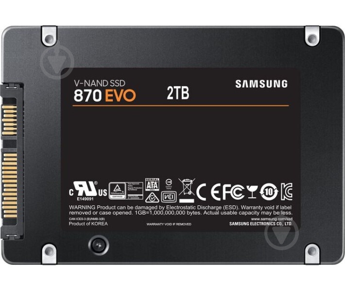 SSD-накопичувач Samsung 2000GB 2,5" SATA III 3D V-NAND (MZ-77E2T0B/EU) - фото 2 SSD-накопичувач Samsung 2000GB 2,5" SATA III 3D V-NAND (MZ-77E2T0B/EU) - фото 2