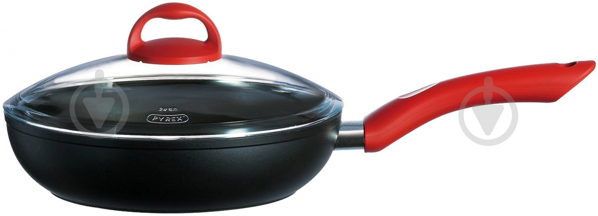 Сковорода с крышкой Pyrex Granate 26 см GR26AT5 - фото 1