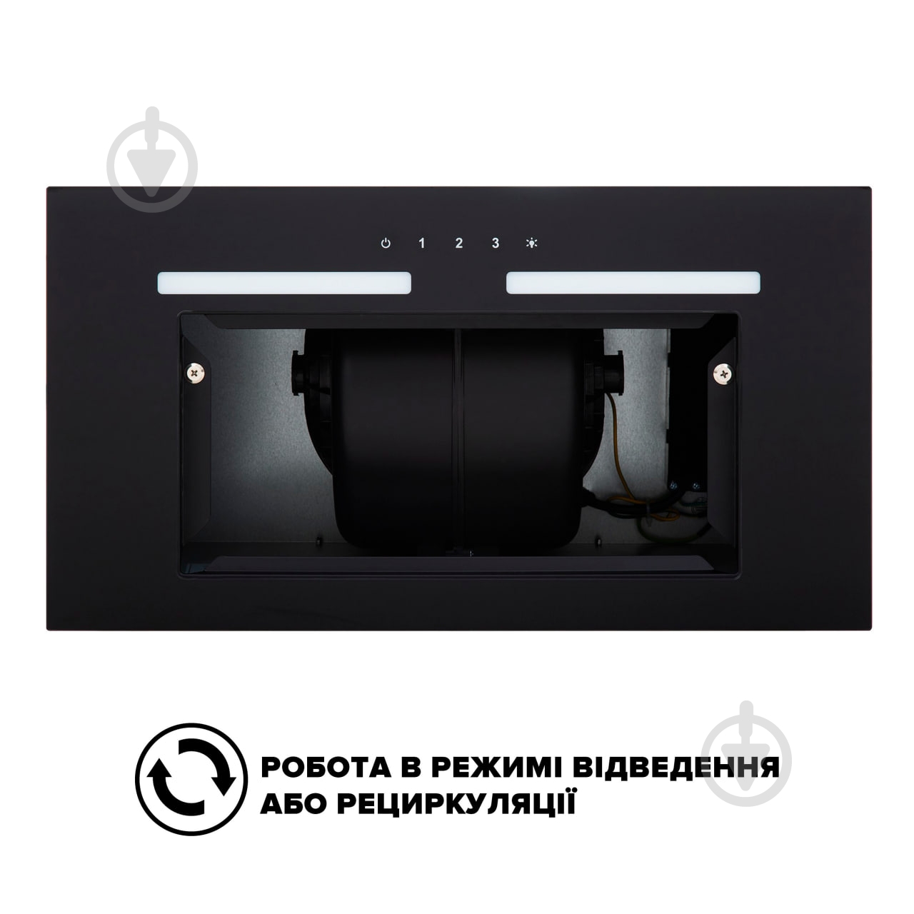 ВИТРИНА! Вытяжка Interline SWAY BL A/60 GL/S - фото 9