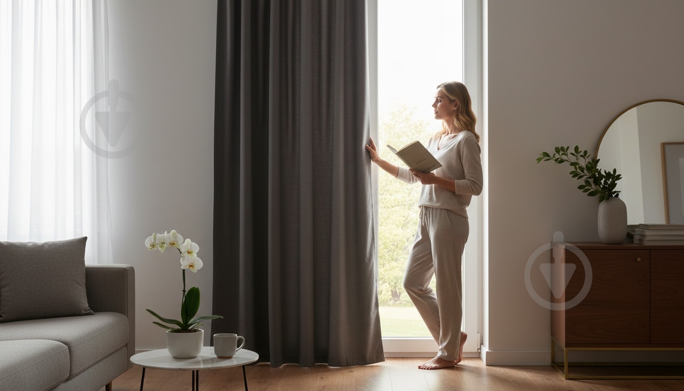 Штора 200x280 см графитовый Deco - фото 5